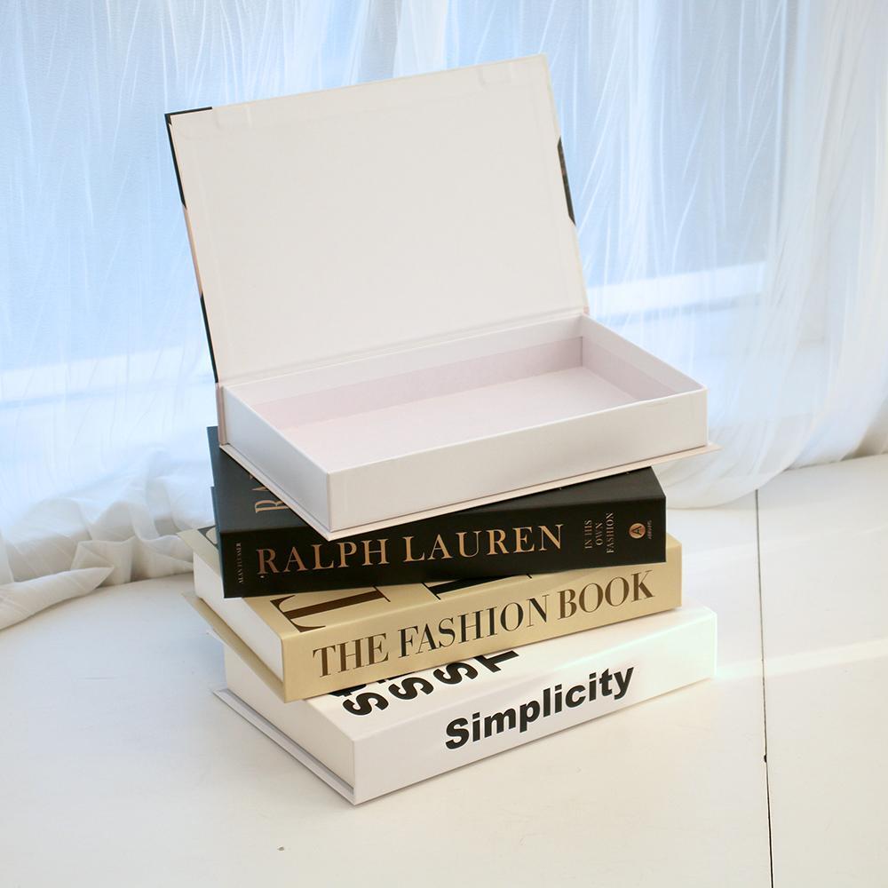 Luxury Fake Books For Home Decoration Accessories for Living Room Tables Desks
