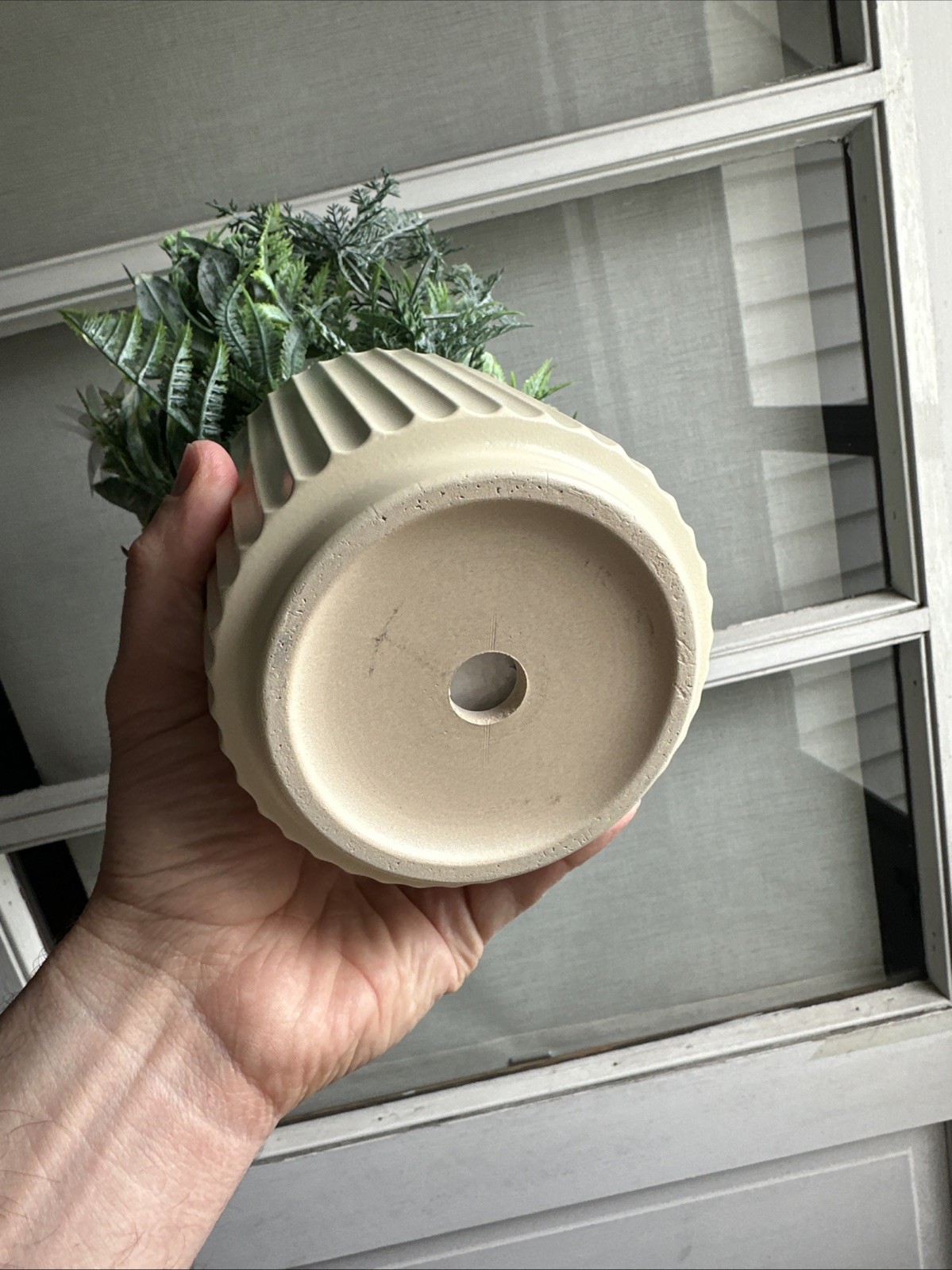 Compact Artificial Potted Plants for Small Space Decor Ceramic Pot