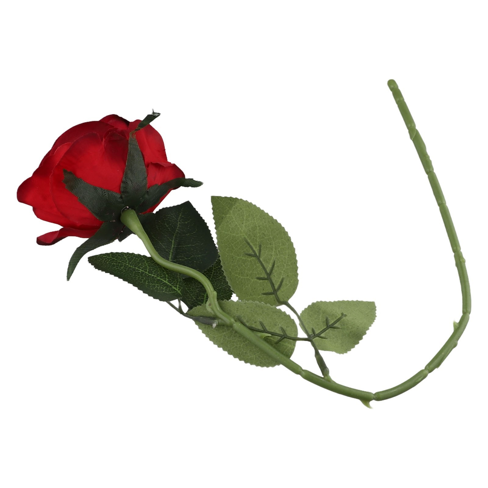 Stylish Single Rose Artificial Flower for Captivating Living Room Ambiance