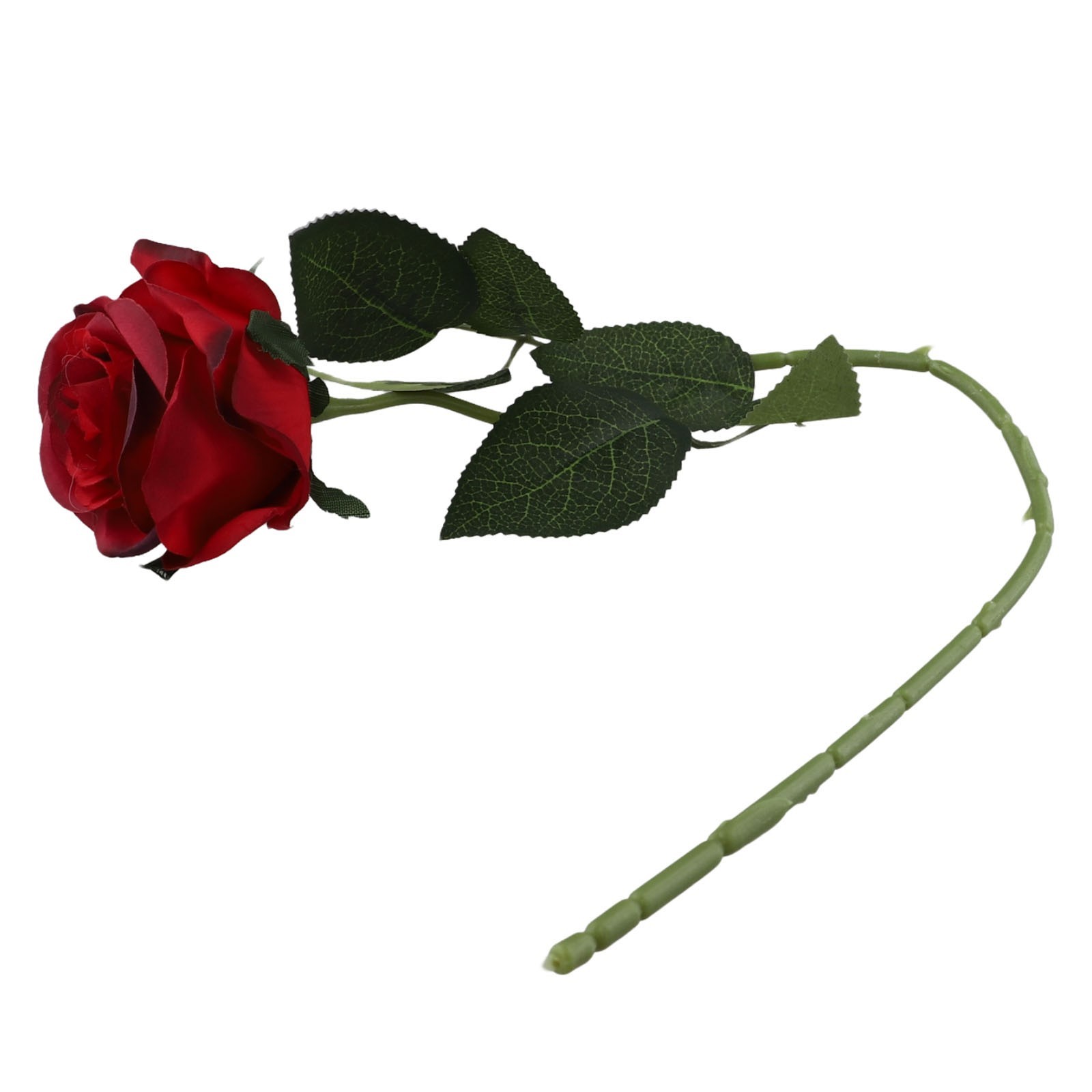 Stylish Single Rose Artificial Flower for Captivating Living Room Ambiance