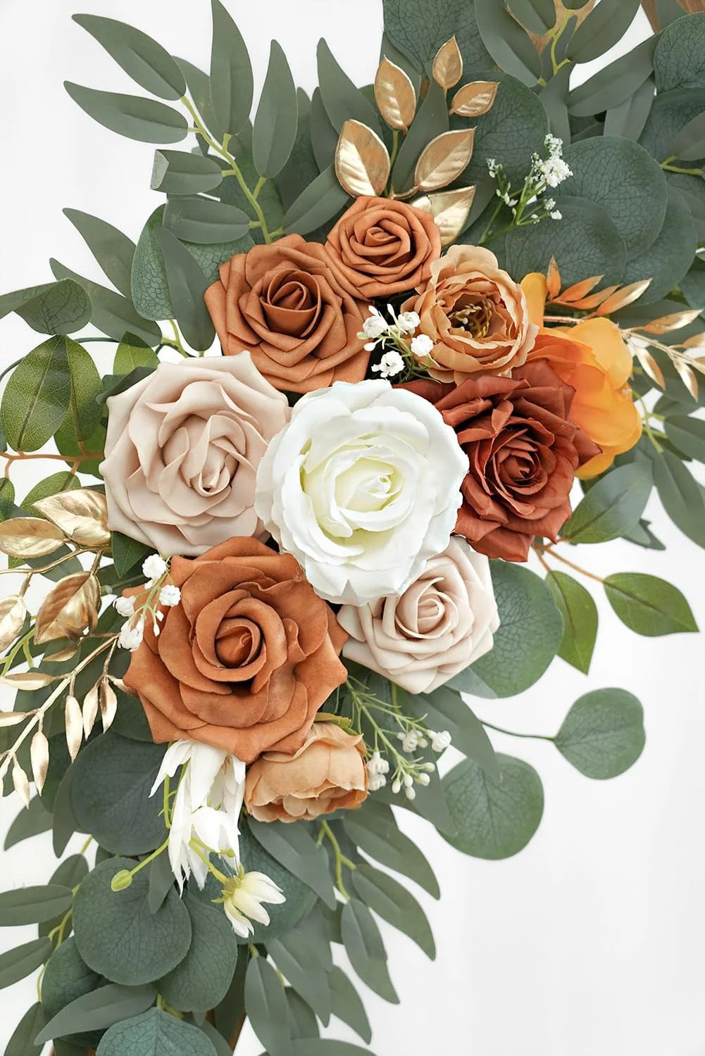 Olalaka Artificial Flower Swag Set of 2 for Wedding Welcome Signs Floral Decorat