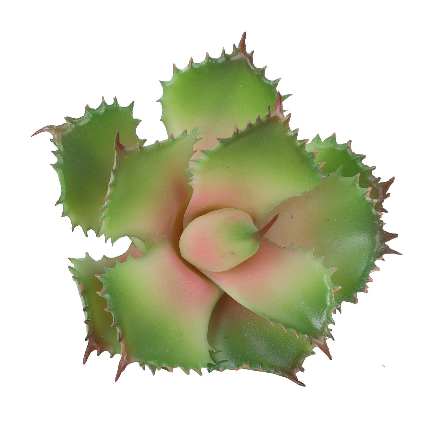 2 PCS 7.08 Inch Pink Artificial Faux Succulent Plant Agave Flower Craft