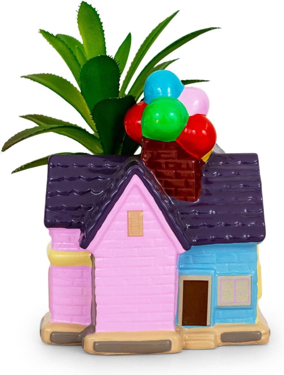 Disney and Pixar Up House 5-Inch Ceramic Mini Planter with Artificial Succulent