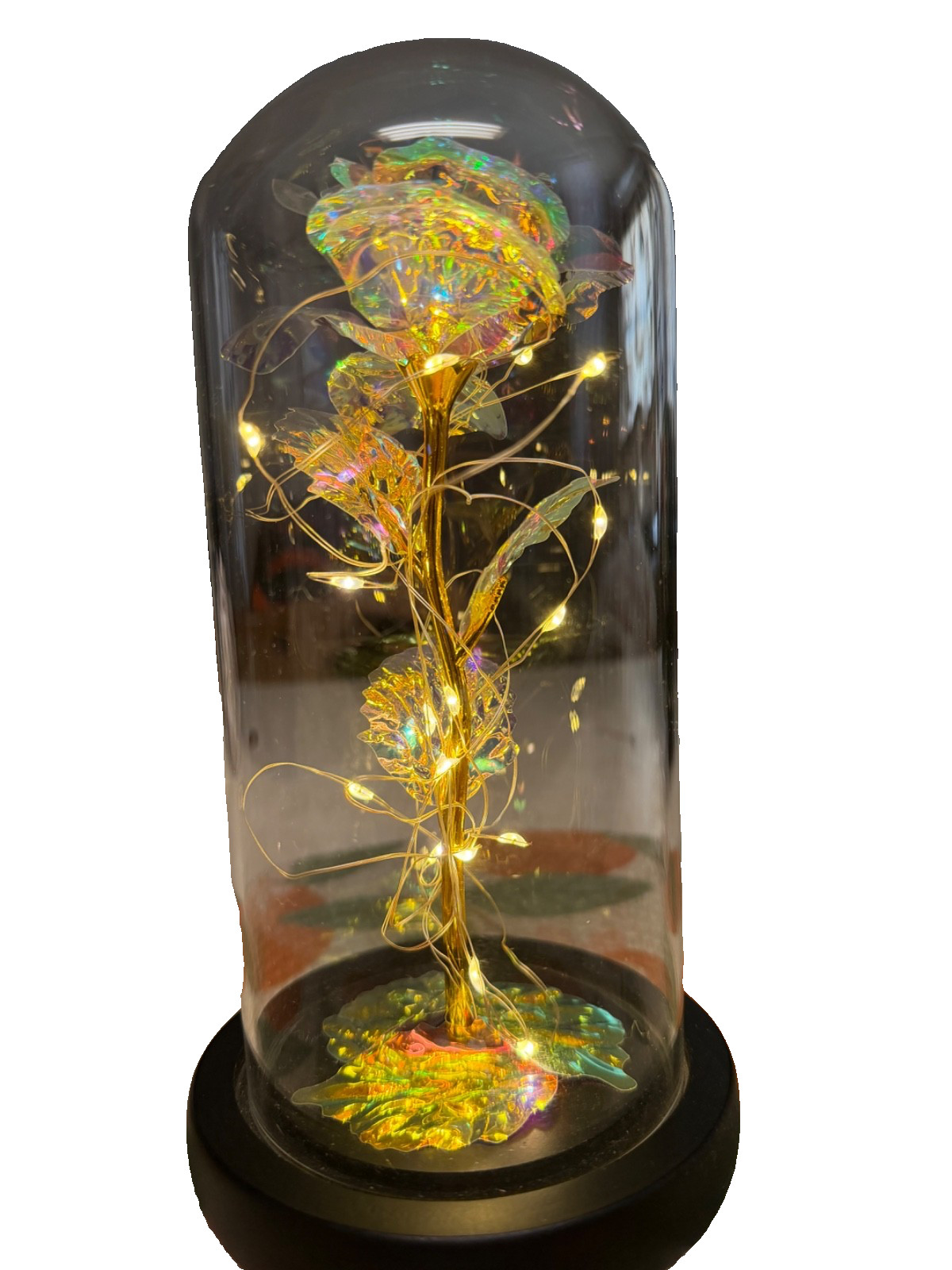 Everlasting Glass Rose with Magical LED Glow – Perfect Gift for Any Occasion