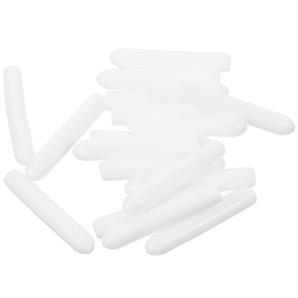 50 Pcs Plastic Dishwasher Rack Tip Protector Caps Prong End Covers White
