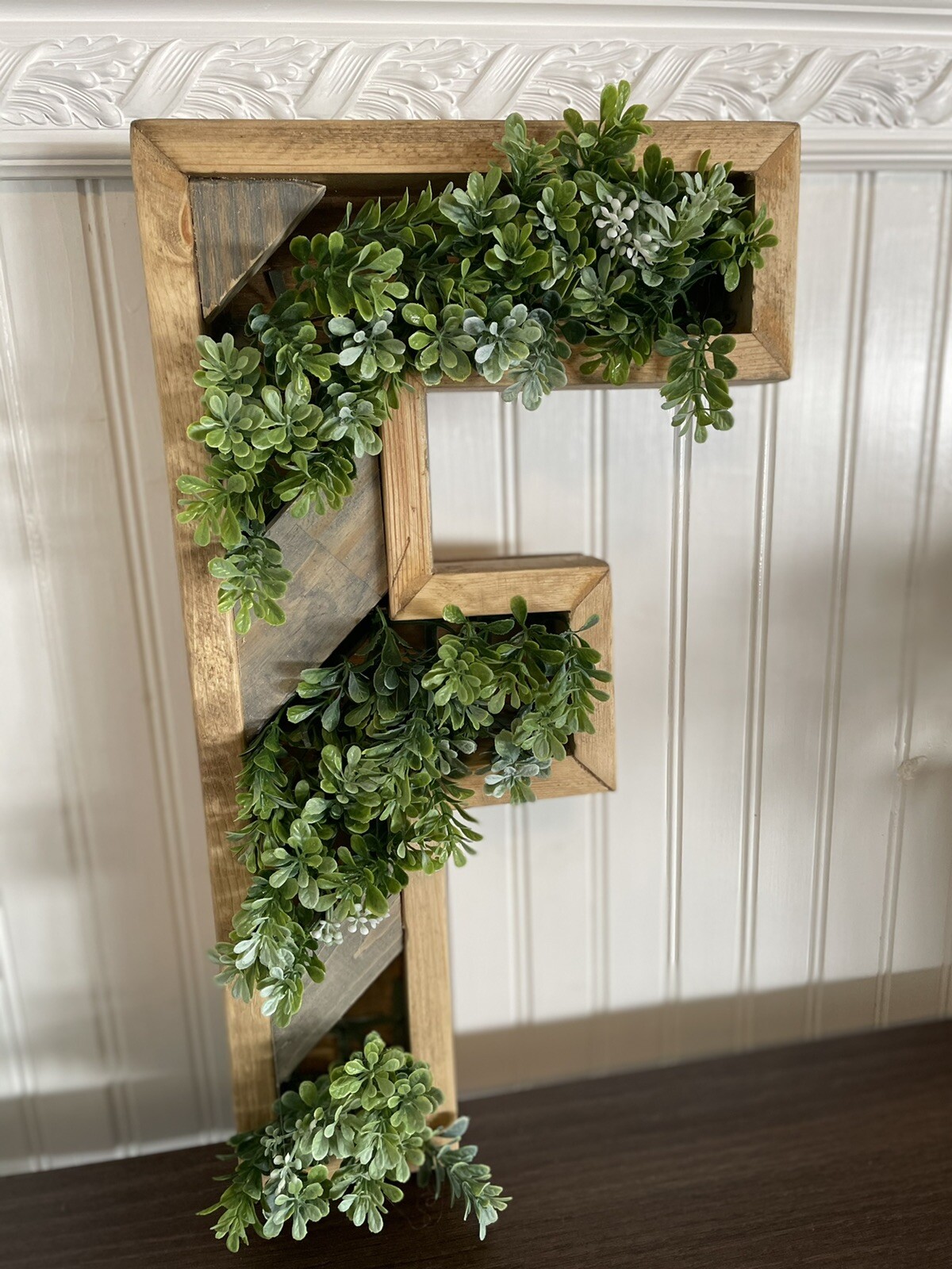 Custom Succulent Letter Decor. L And F Available. Contact Seller For Details.