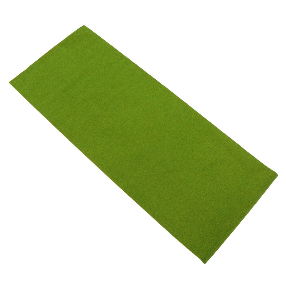 100 CM Artificial Grass Mat for Model Trains Green Turf Paper Lawn