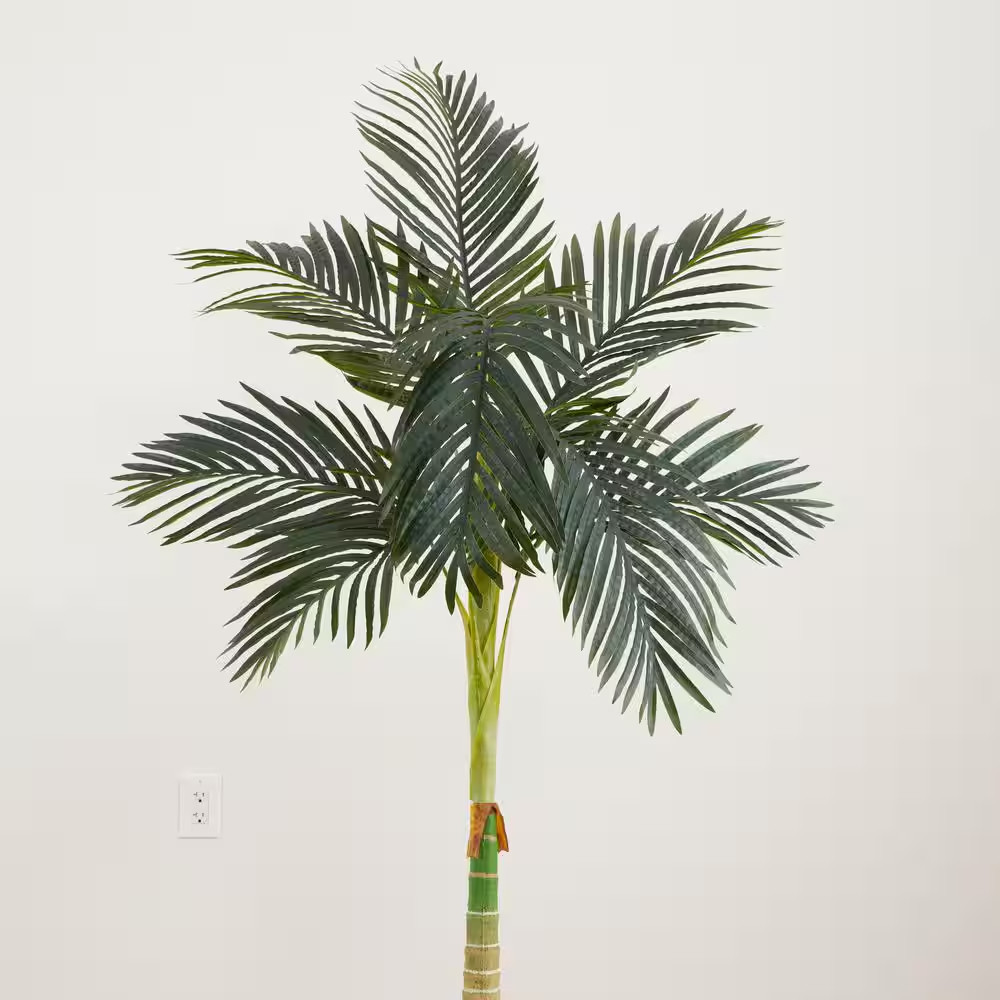 60 In. Green Artificial Golden Cane Palm Tree