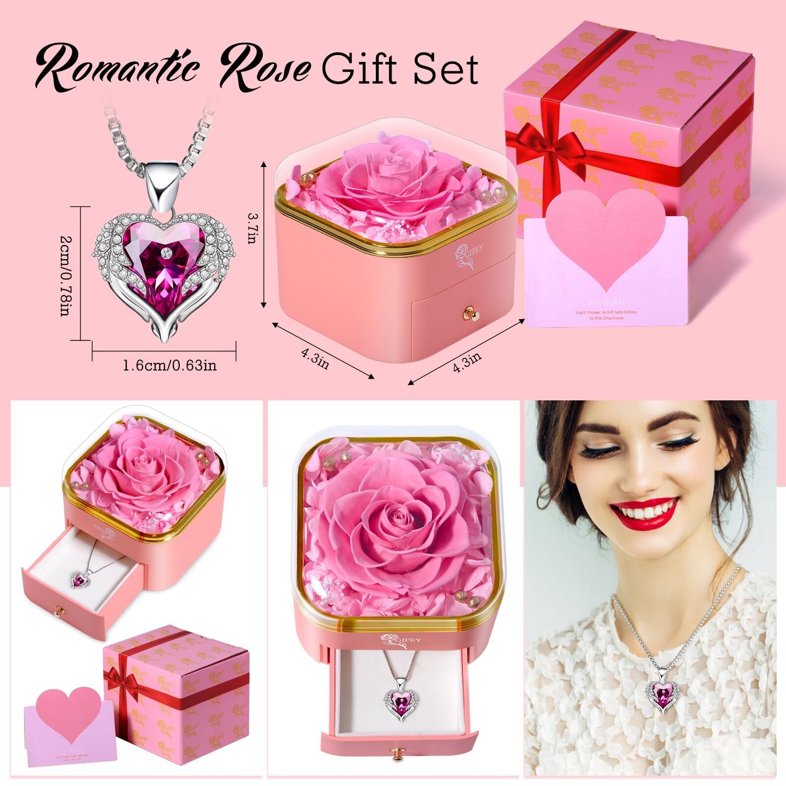 Preserved Red Real Rose Gifts,Christmas Rose Flowers Gifts,Eternal Preserved …