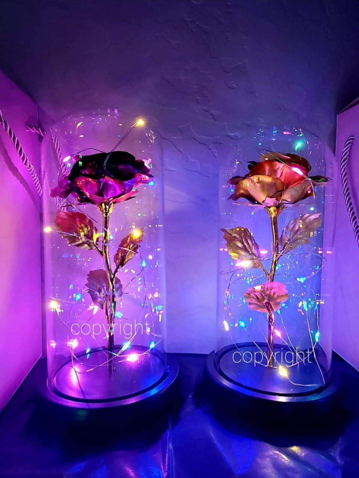 Eternal Rose Flower LED Enchanted Galaxy Rose Girlfriend Valentine’s Gift