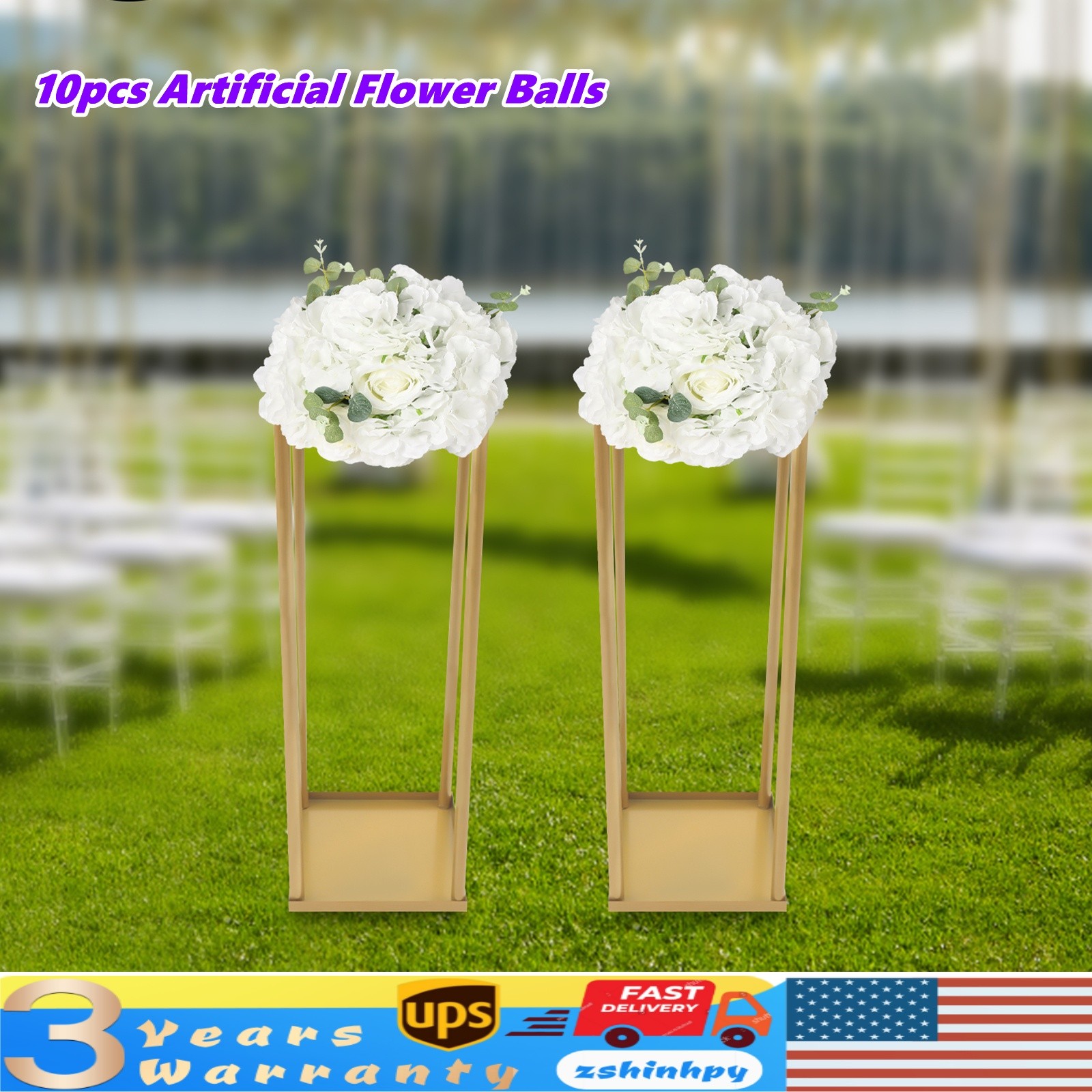 Flower Balls for Wedding Centerpieces 10pcs Fake Flower Ball Arrangement Bouquet