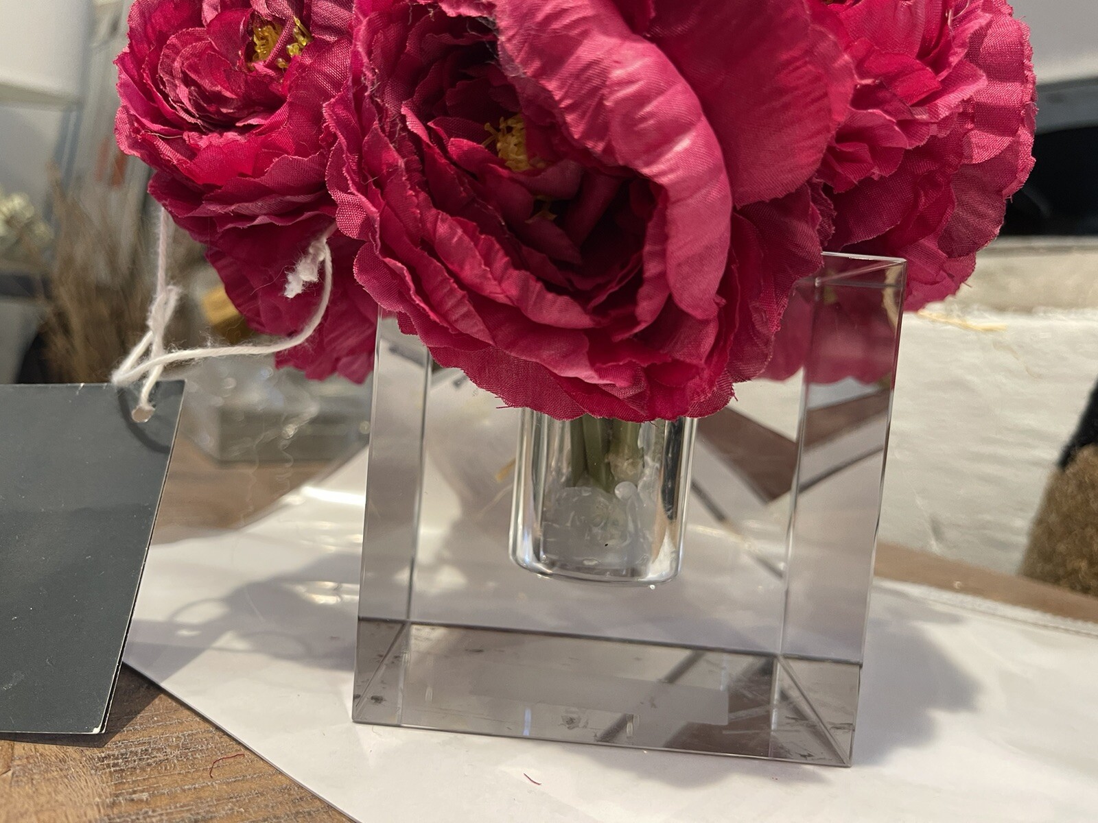 JOHN – R1CHARD Collection- Plum Delight Faux Floral Arrangement