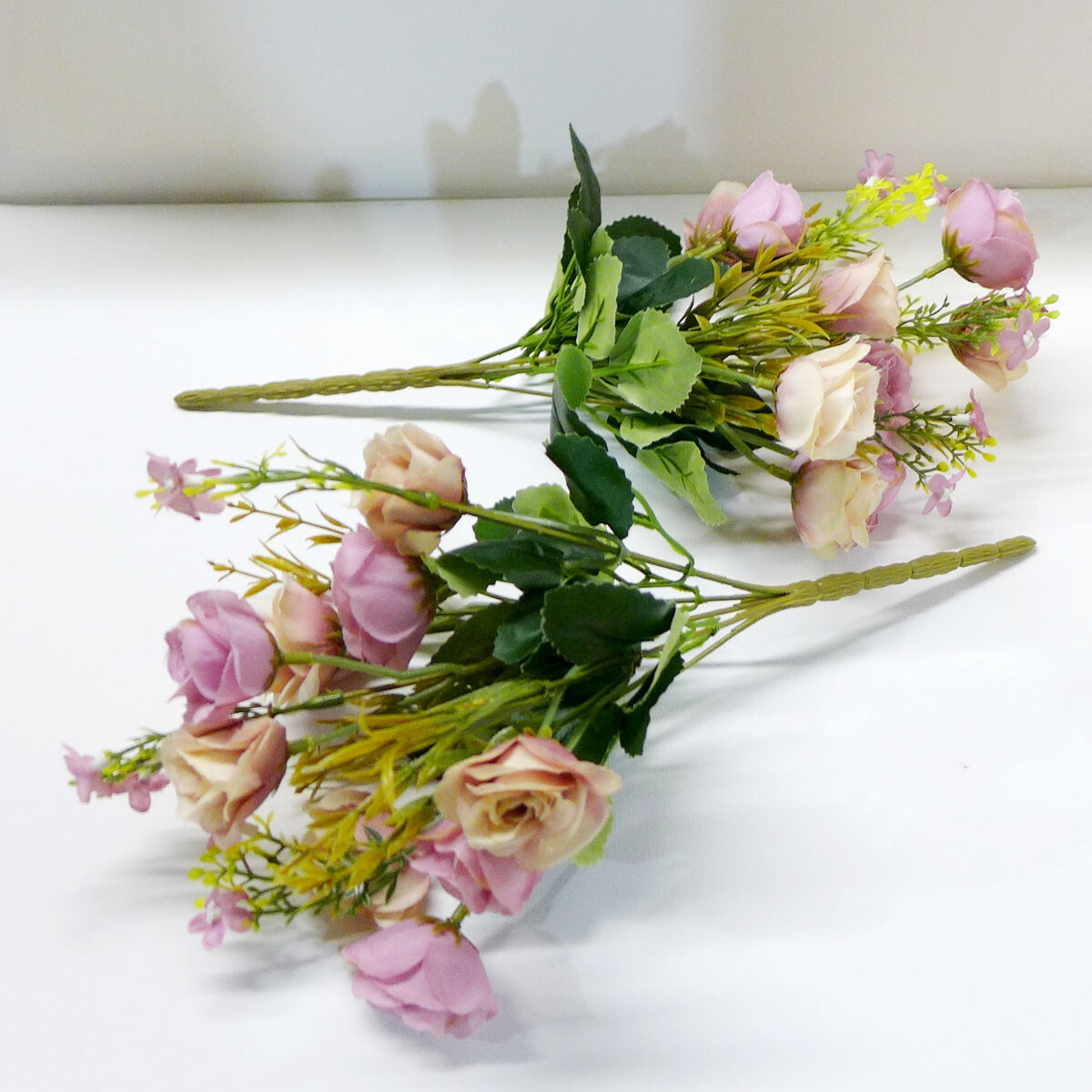 Artificial Plants Rose Flowers Fake Grass Wedding Decora (buy 2 get 2 free)