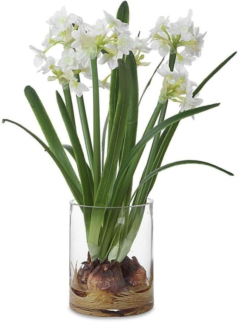Lacey Daffodil Accent Arrangement – 17″ Tall Floral Decor
