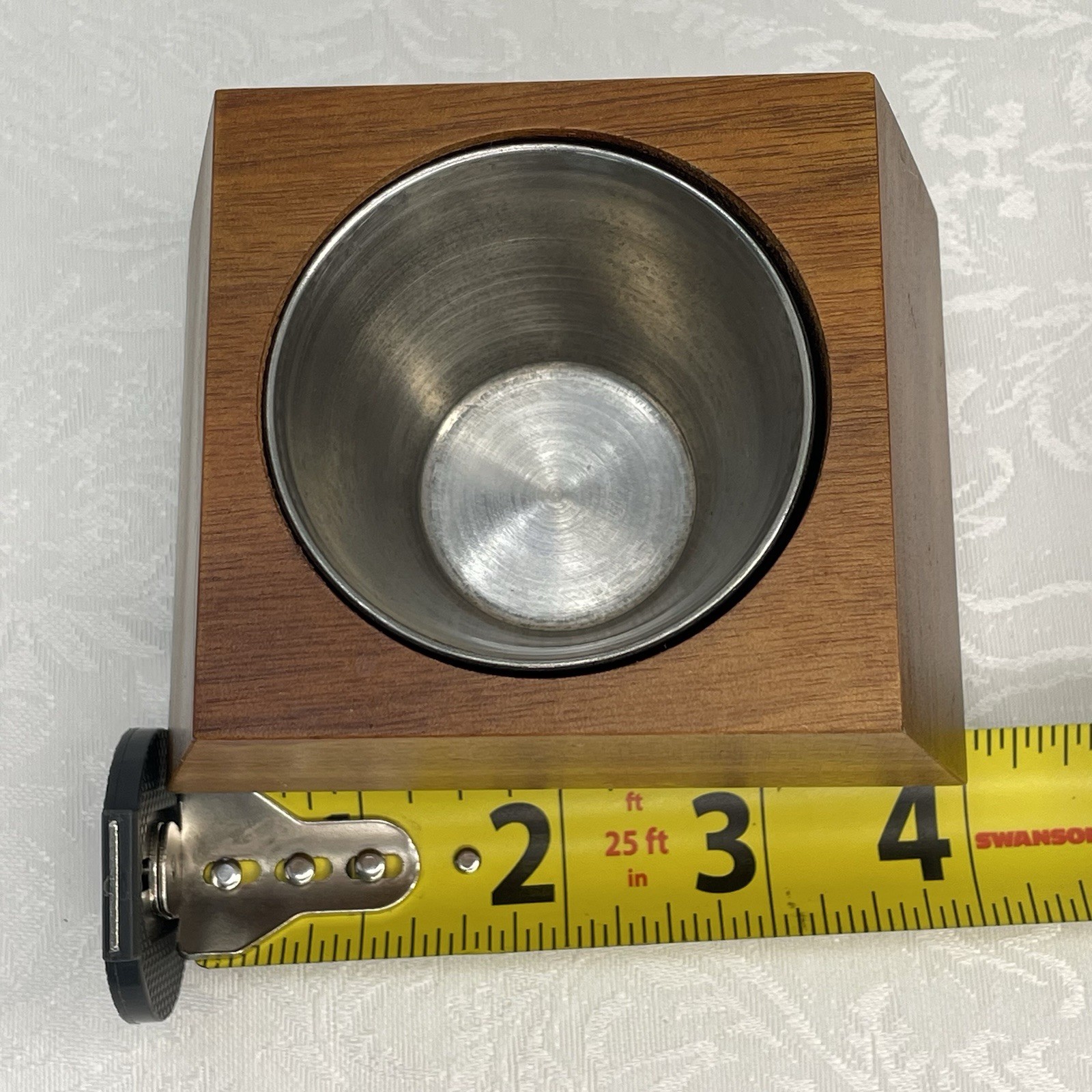 Revolution Design House Box Car Planter Walnut w/ Stainless Steel Planter Insert