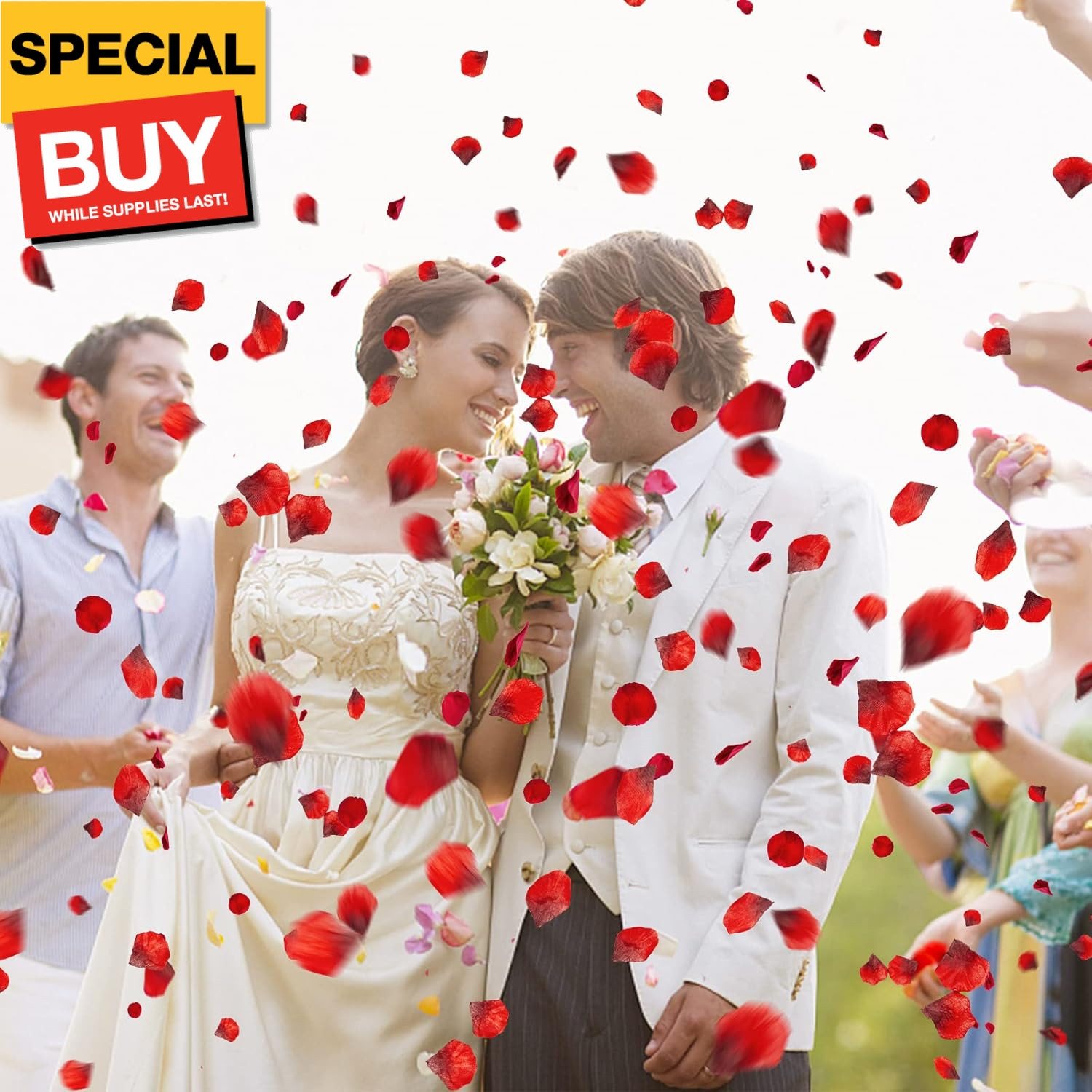 5000 Pcs Rose Petals Artificial Flower for Valentine’s Wedding Decor Romantic Ni