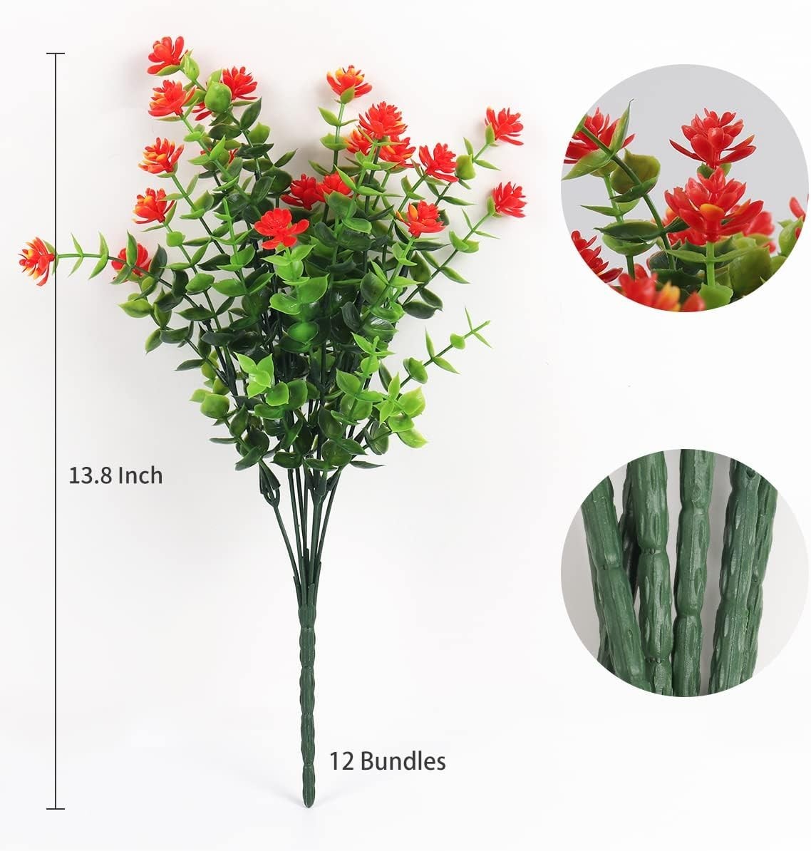 Vibrant 12 Count Artificial Lotus Flowers – Maintenance-Free Garden & Home Decor