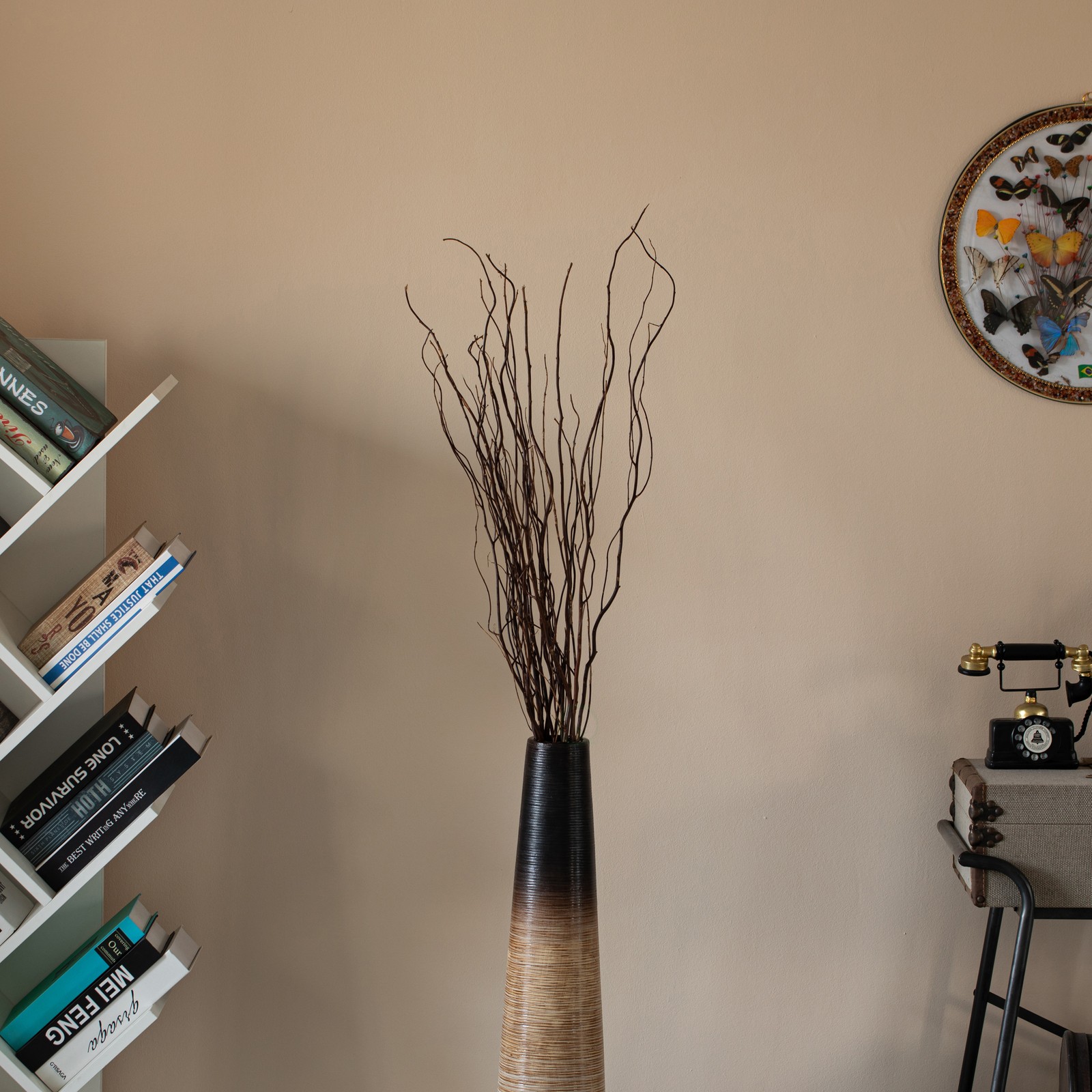 Decorative Dry Branches Authentic Willow Sticks for Home Decoration, 12 Pieces