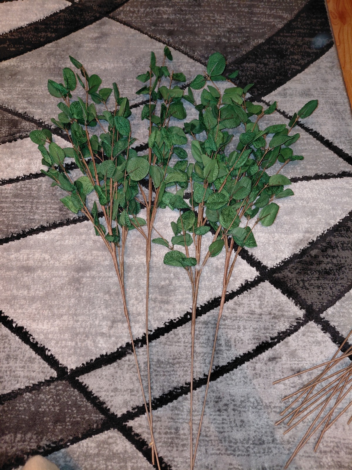 Huge Bundle Of Brand New Beautiful Mixed Faux Roses, Eucalyptus Etc Over 50 Pcs!