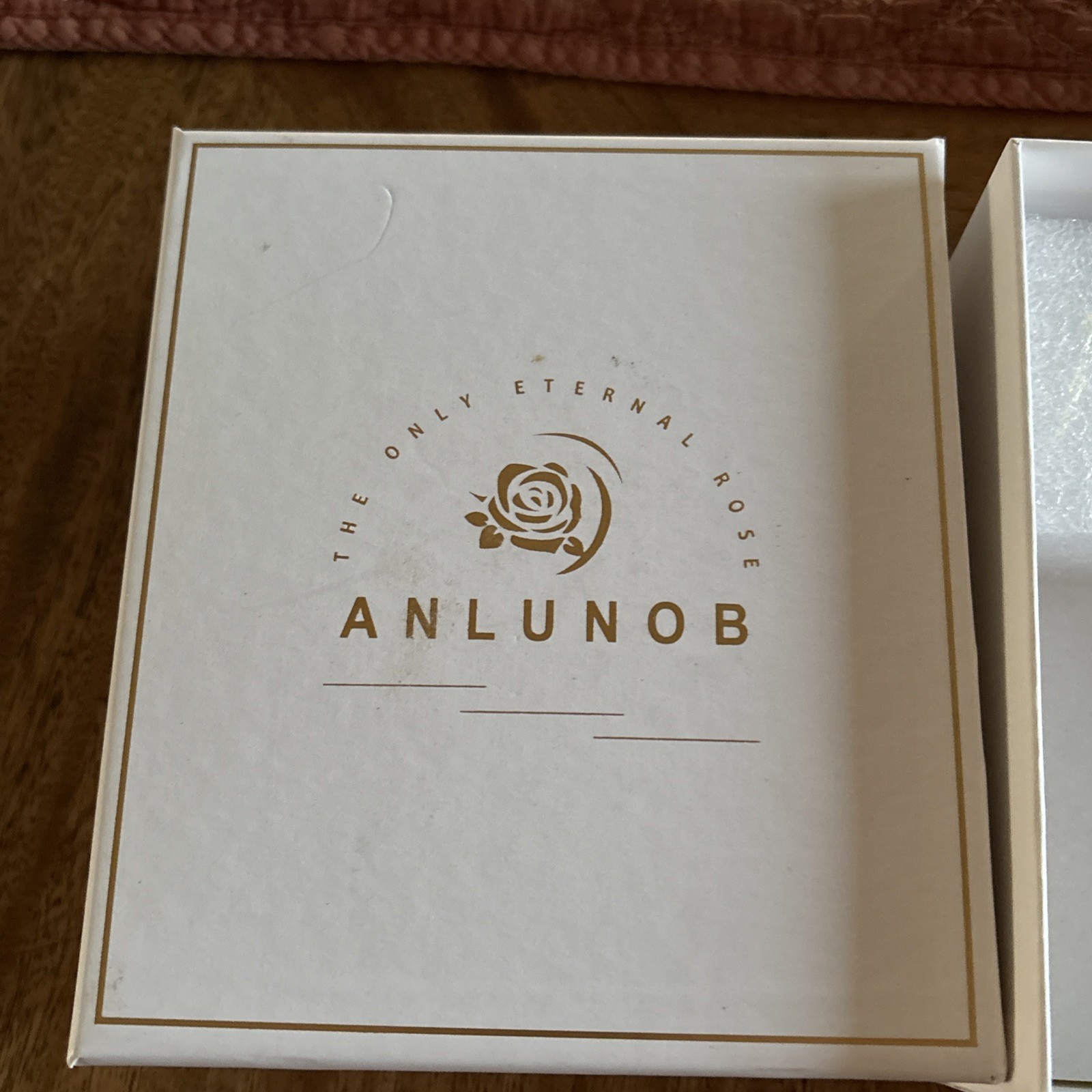 Beautiful Angel Pink Rose Figurine by ANLUNOB. The Only Eternal Rose.