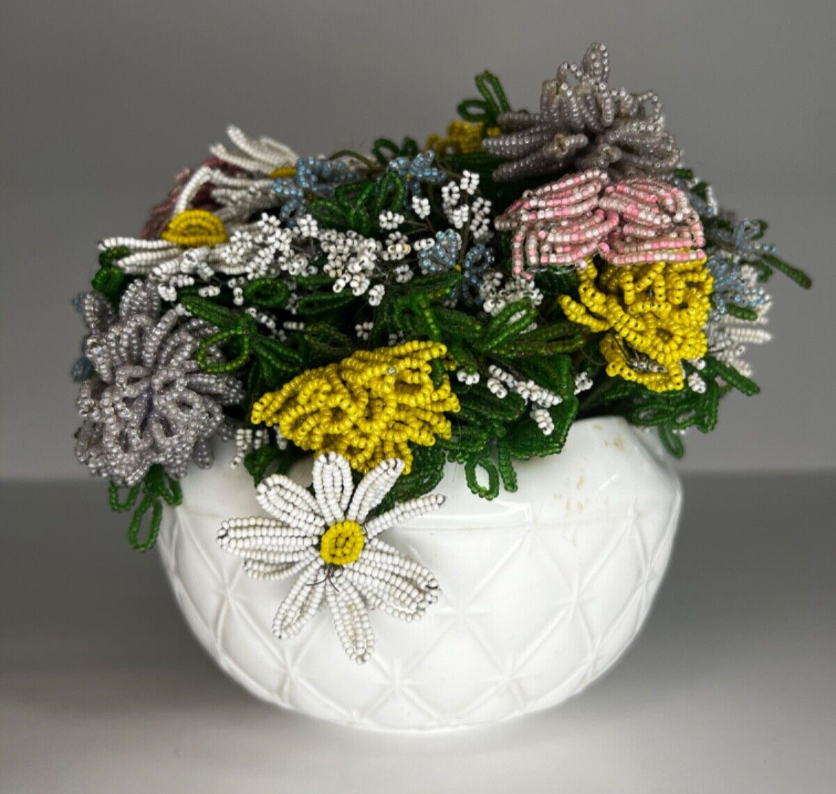 Seeded Beaded Floral Arrangement