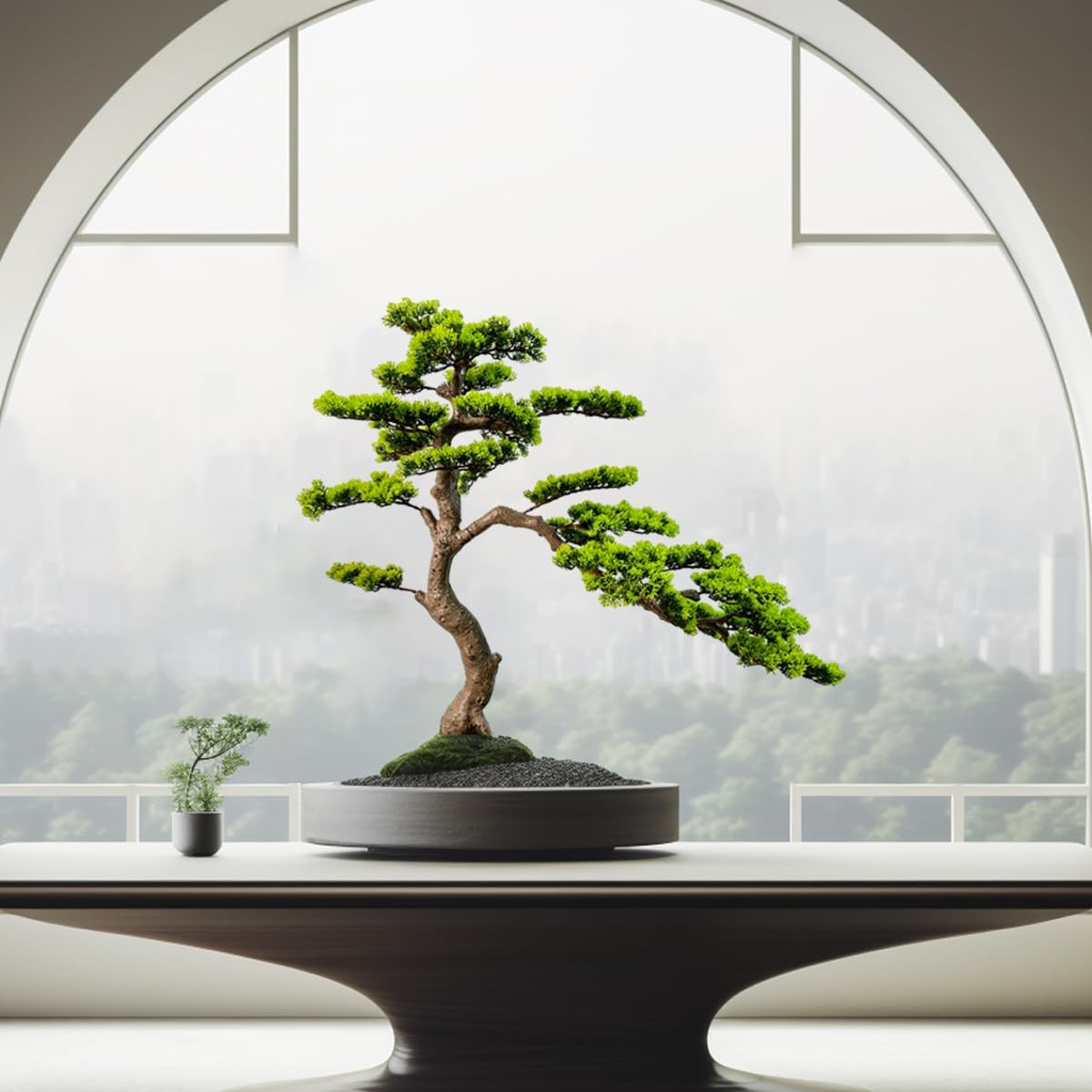 3ft（36in） Artificial Bonsai Tree Juniper Faux Plants Indoor Big Fake Plants D…