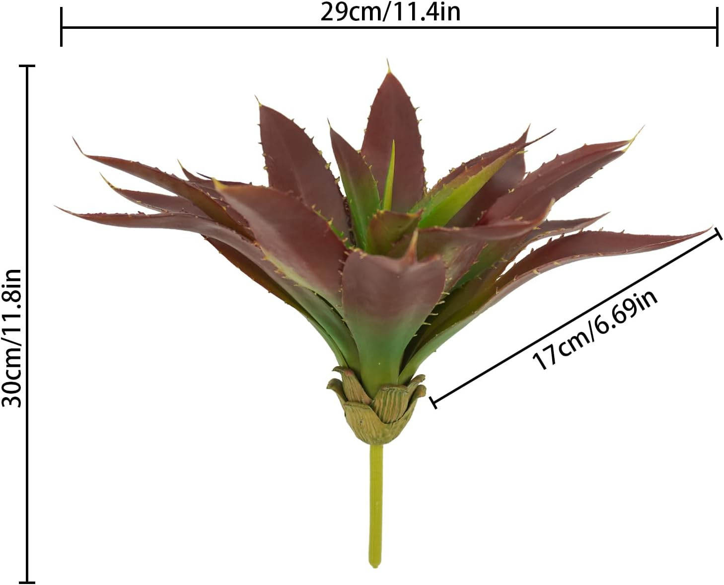 Succulents Plants Artificial, Large Fake Succulents Flowers Unpotted Real Touch