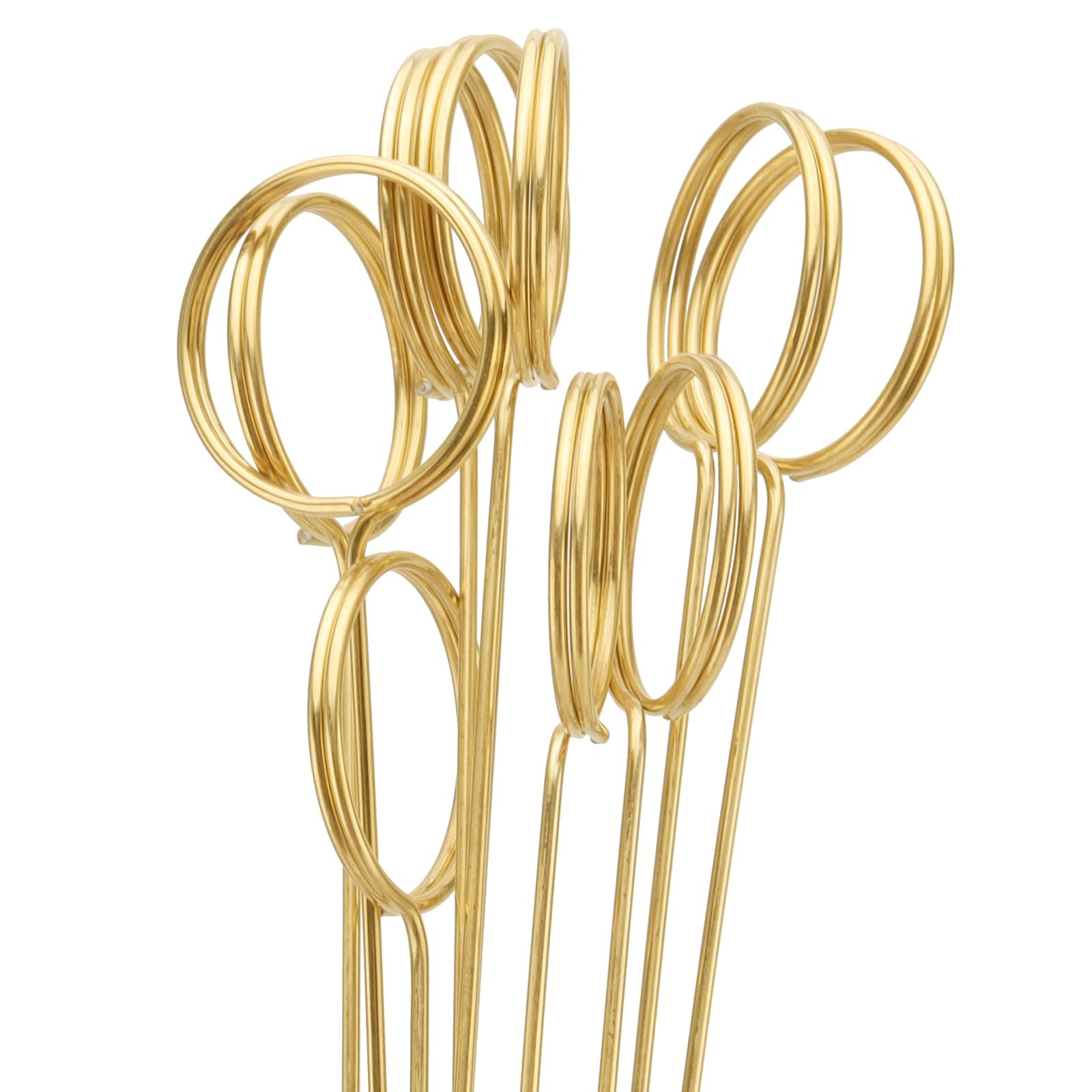 150 Pieces 13 Inch Metal Wire Floral Picks, 34 x 3cm Wire Place Card Holder, …