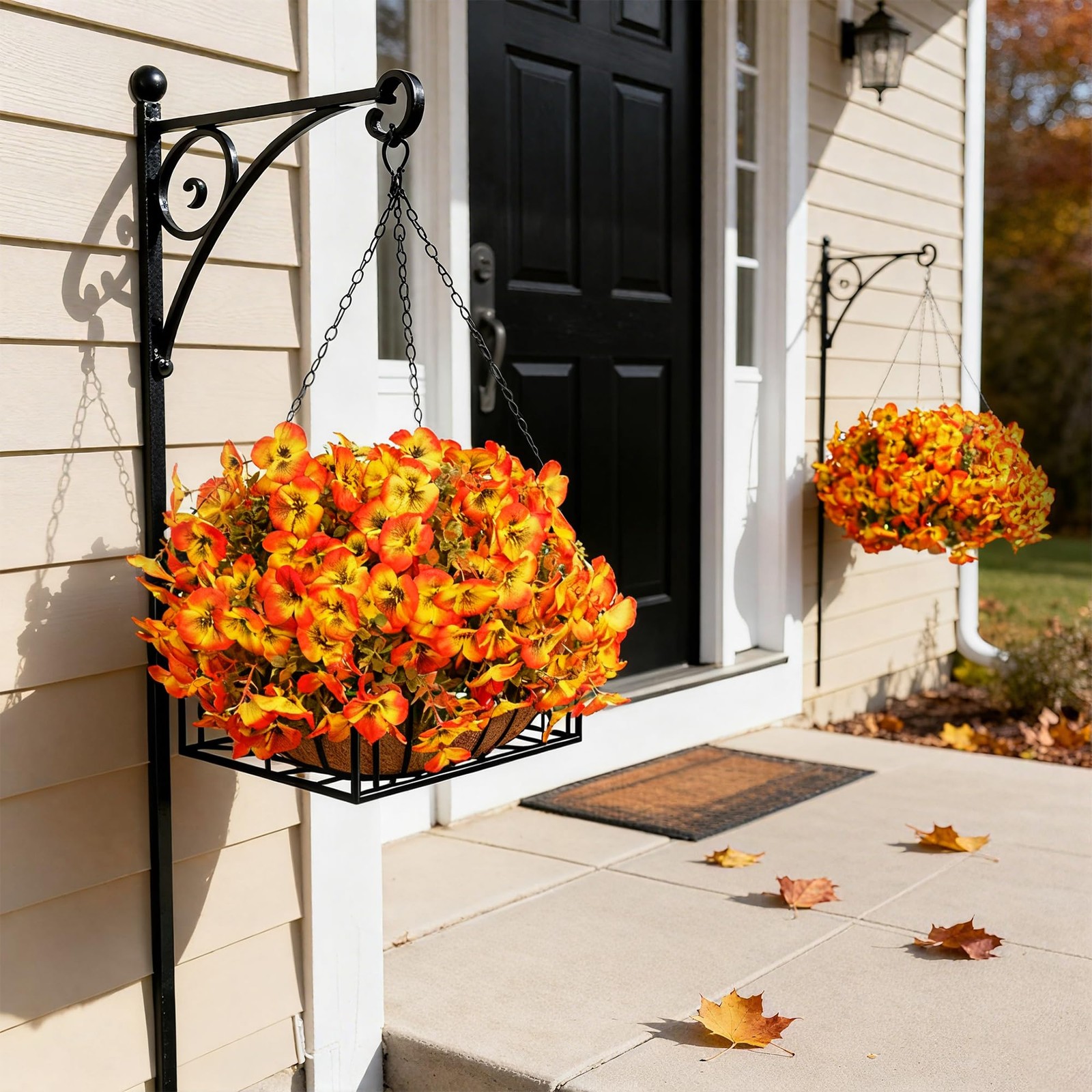 Artificial Flowers Fake Fall Plants for Outside Winter Chrsitmas Decoration, …