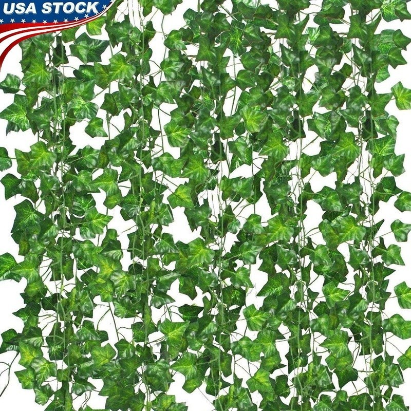 Artificial Ivy Vines 84ft Garland Green Leaves Indoor Outdoor Party Decoration