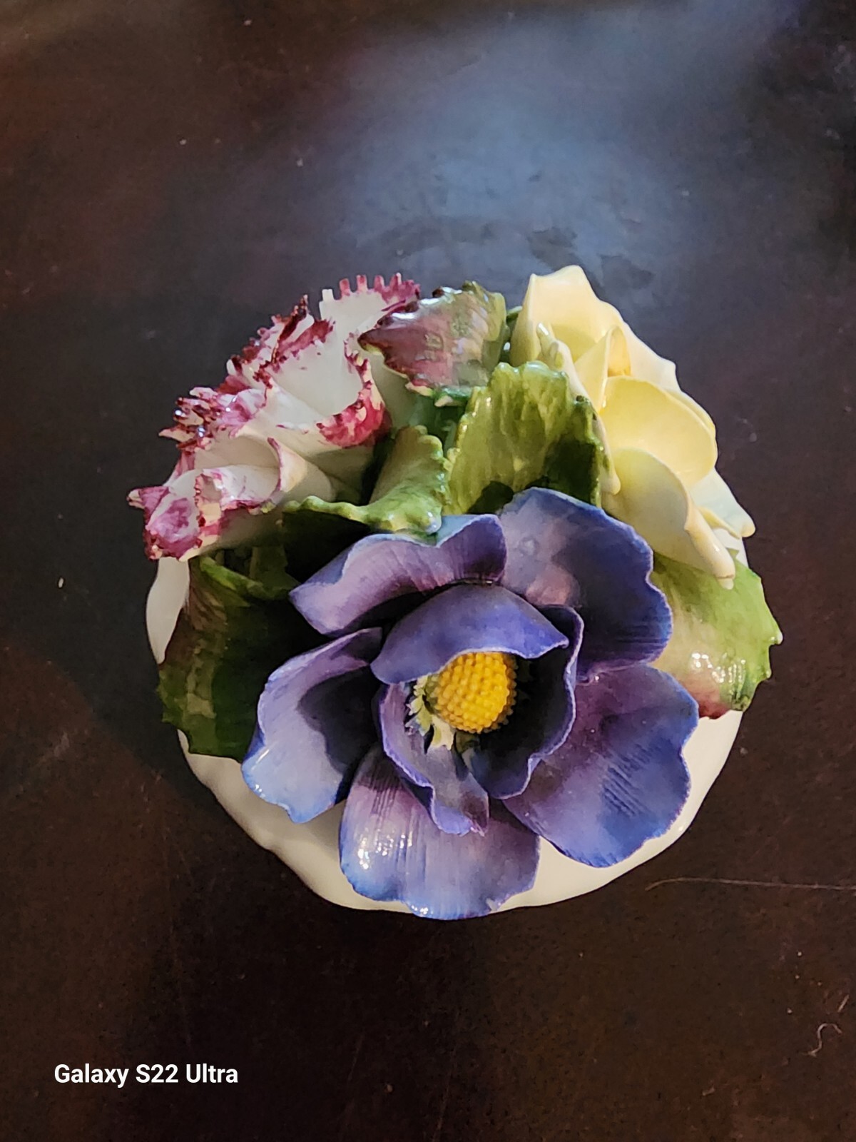 155. Bone China Flower Arrangement By Aynsley, England