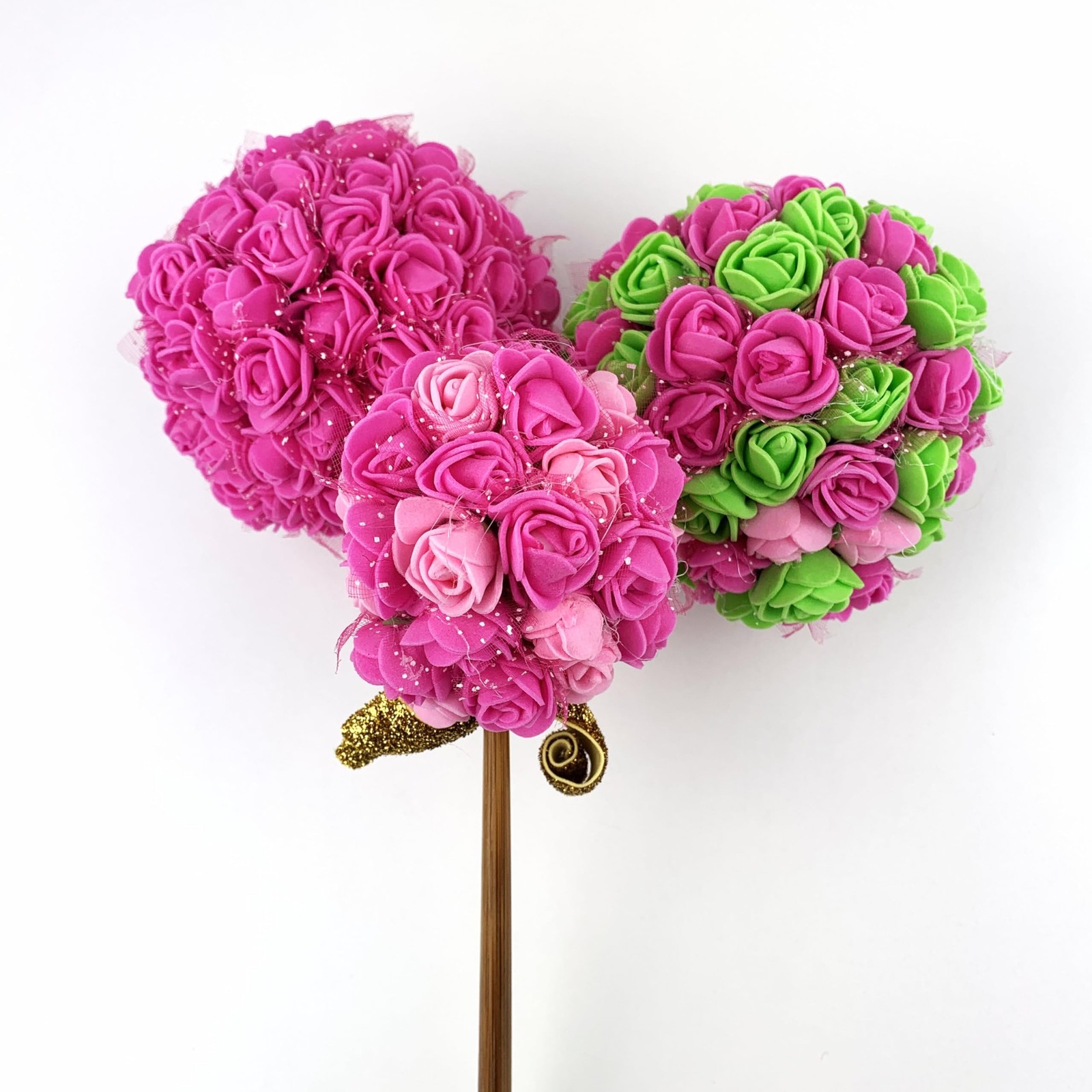 144PC Light Pink Mini Fake Rose Flower Heads 20mm Artificial Roses DIY Artifi…