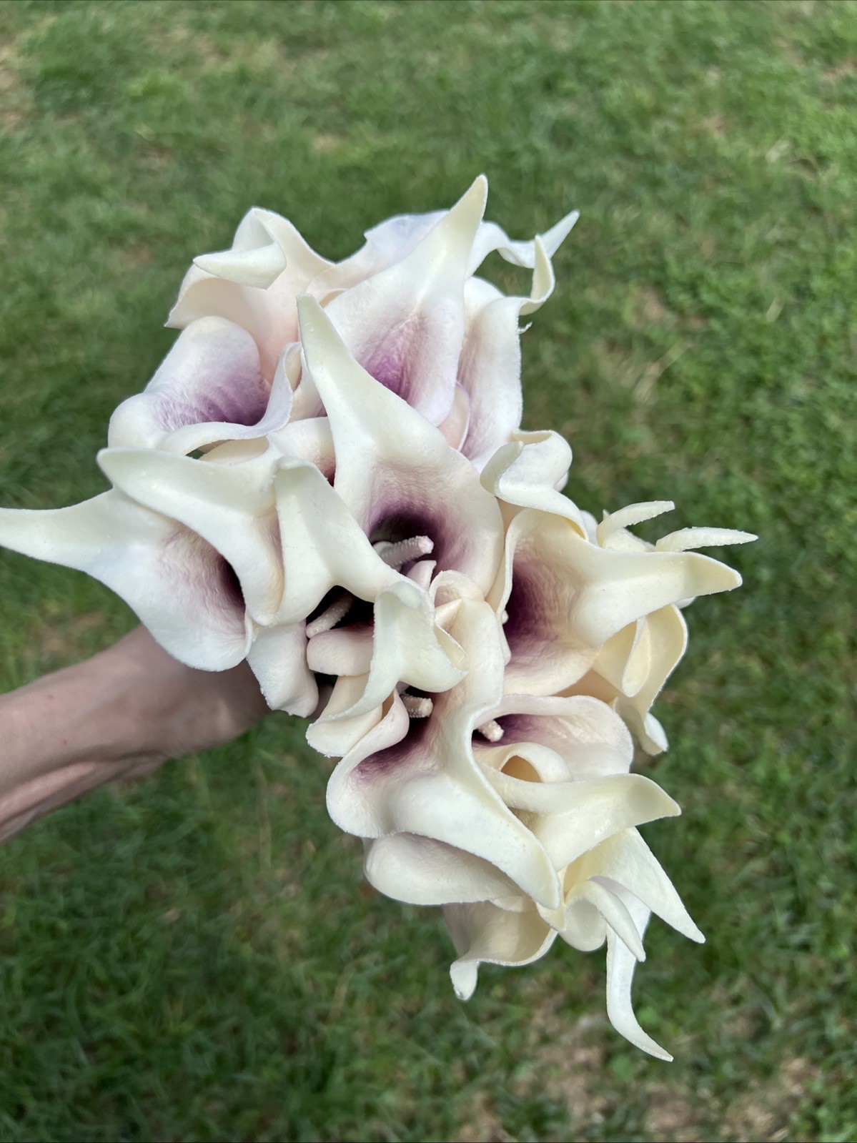 20PCS Artificial Fake Calla Lily Flowers Real Touch Calla Lily