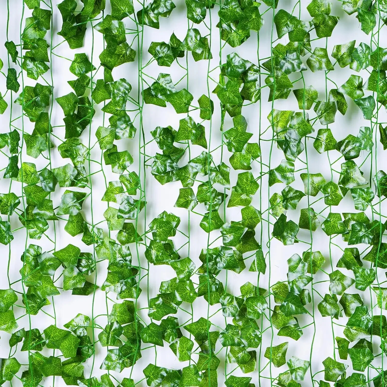 100/2M Artificial Plant Green Ivy Leaf Garland Creeper Hanging Vine Home Outdoor