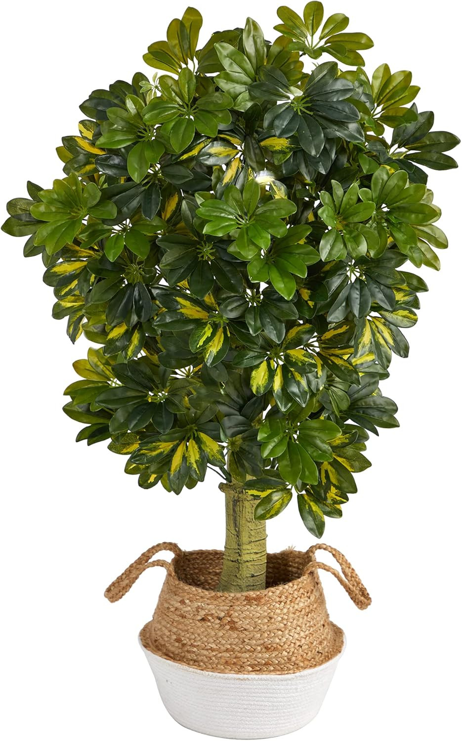 4Ft. Real Touch Schefflera Tree in Boho Chic Cotton & Jute Planter