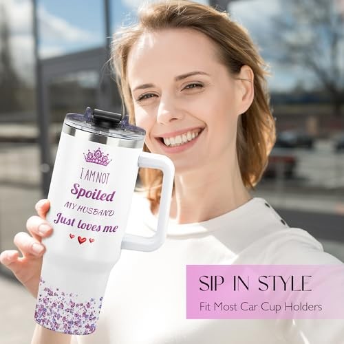 Gifts for Wife from Husband – Anniversary Wedding Gifts 40 Ounces Wife Gifts
