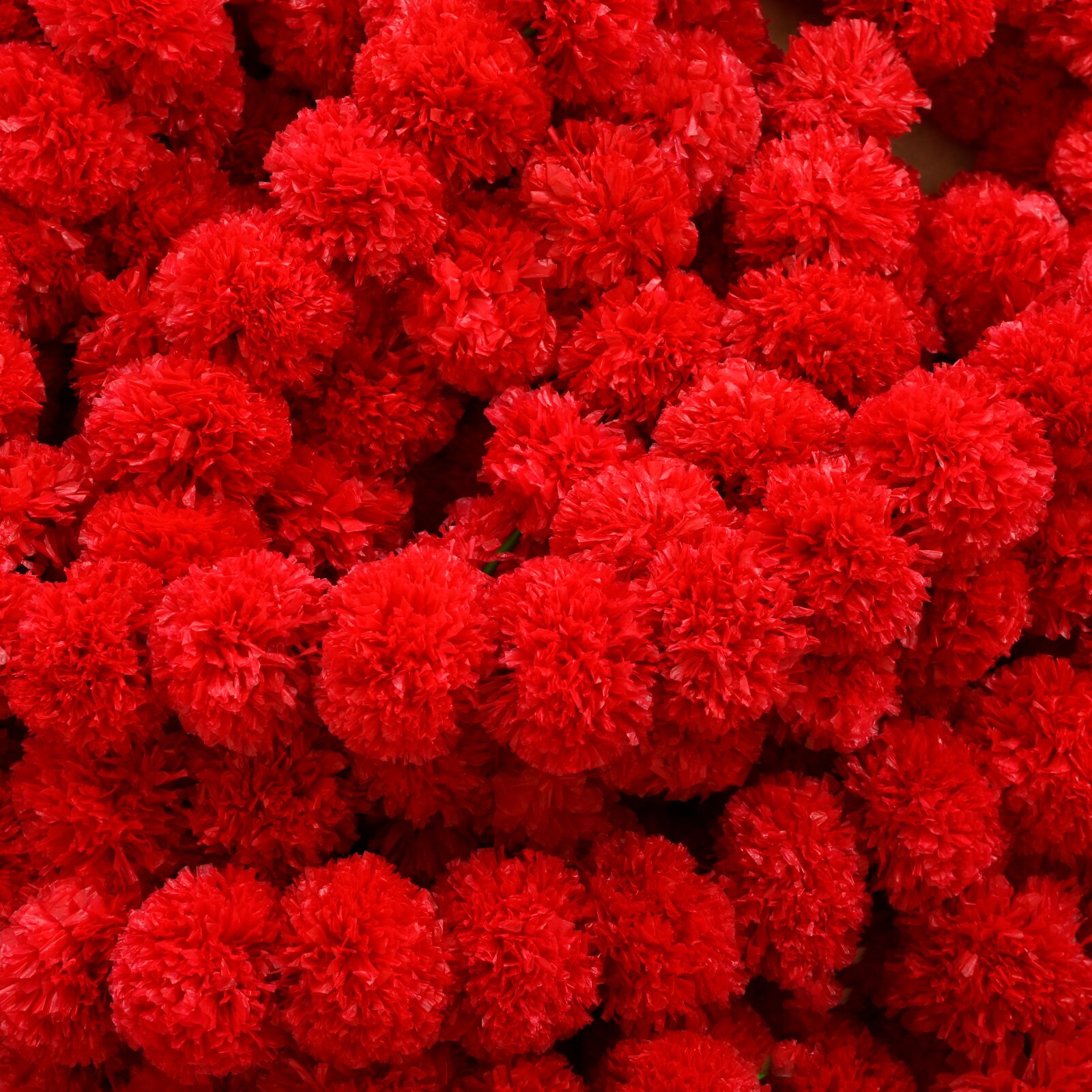 Artificial Marigold Flower Garland Diwali Wedding Christmas Indian Event Decor