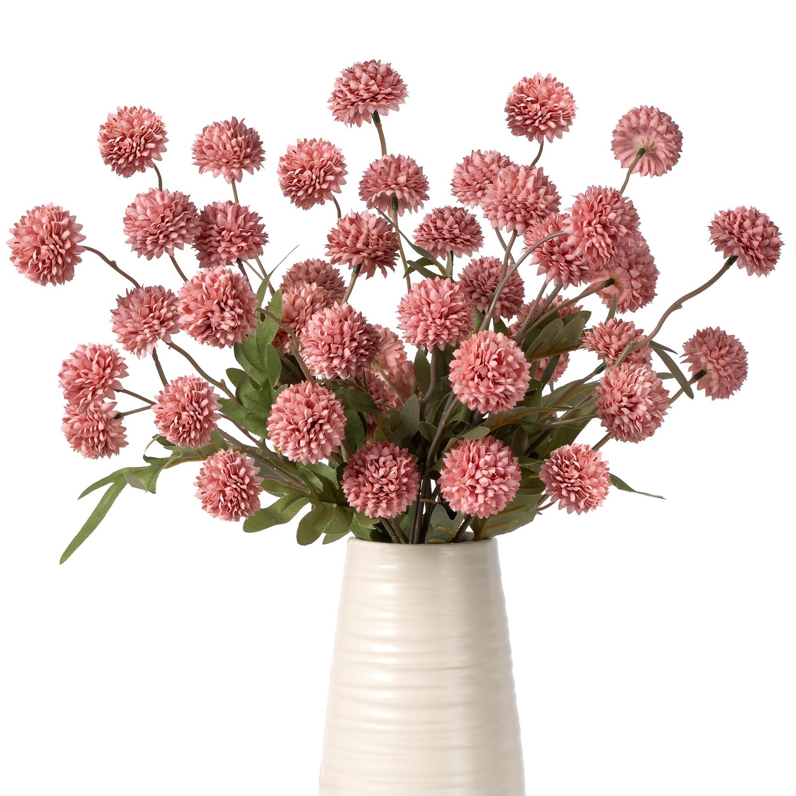 ENALGRE Fake Flowers 20.5In 10PCS Artificial Chrysanthemum Faux Mums Faux Flo…