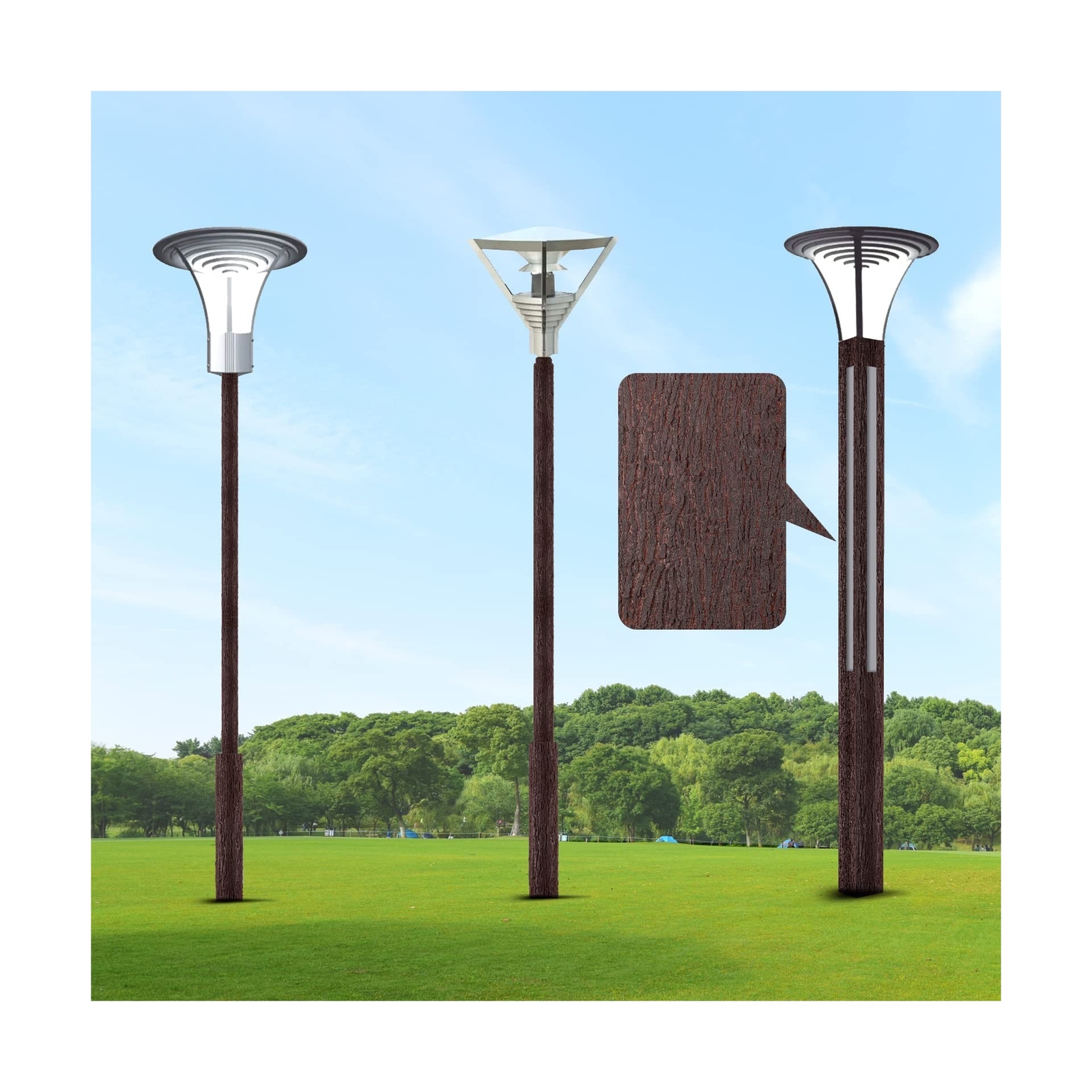 Artificial Tree Bark 118in*19.7in*2 Pcs (32 sq.ft) Silicone Fake Bark for Pil…