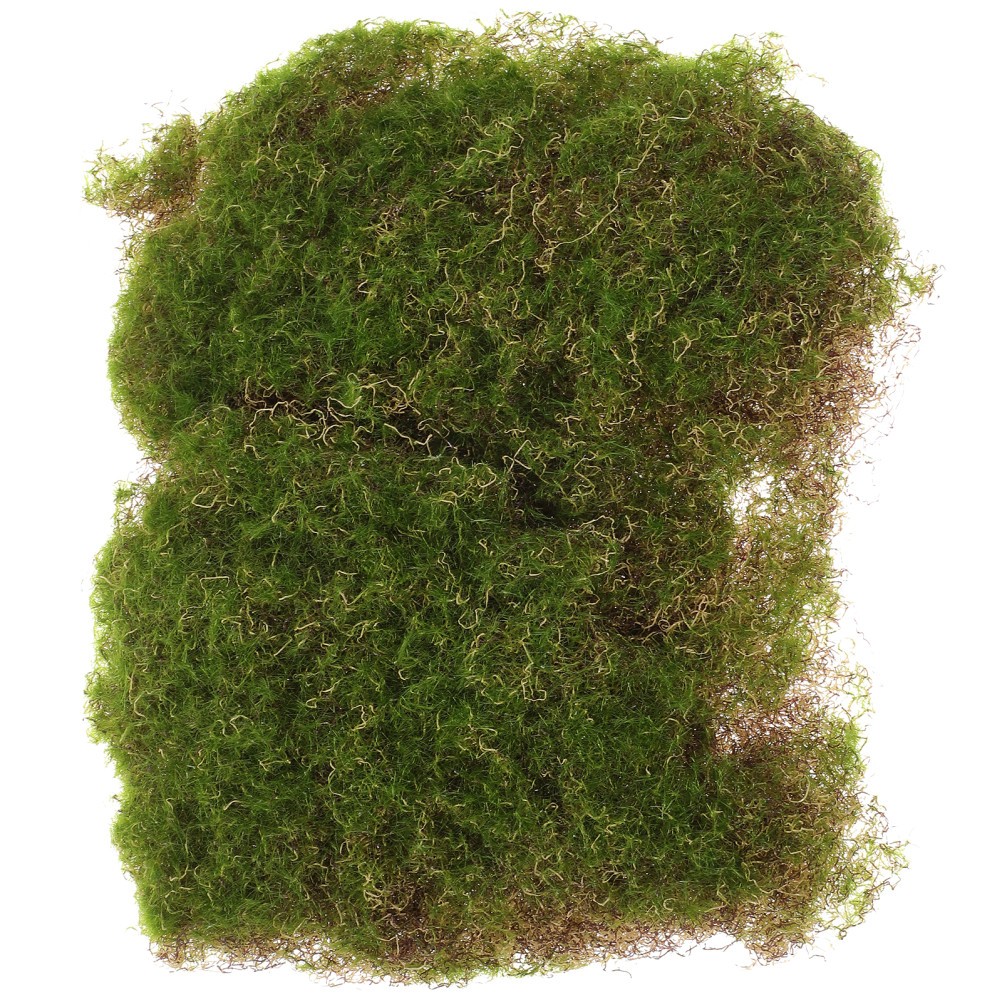 Pack of 5 Reusable Artificial Moss Grass Green for DIY Mini Garden