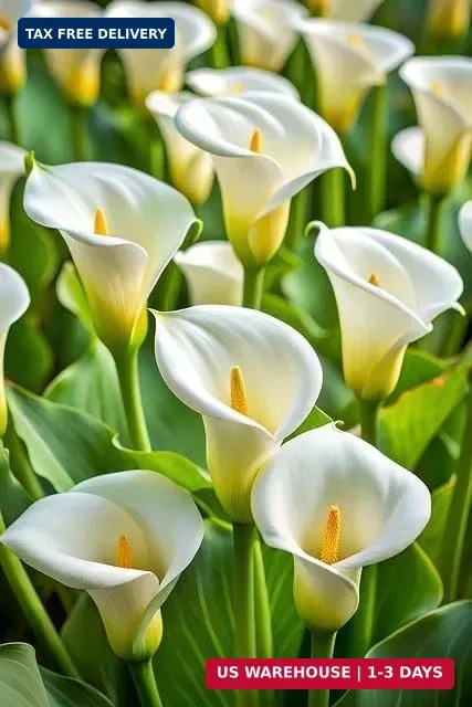 Mix Calla Lily Seeds, 150+ Pcs Mixed Color Perennial Zantedeschia Flower for Con