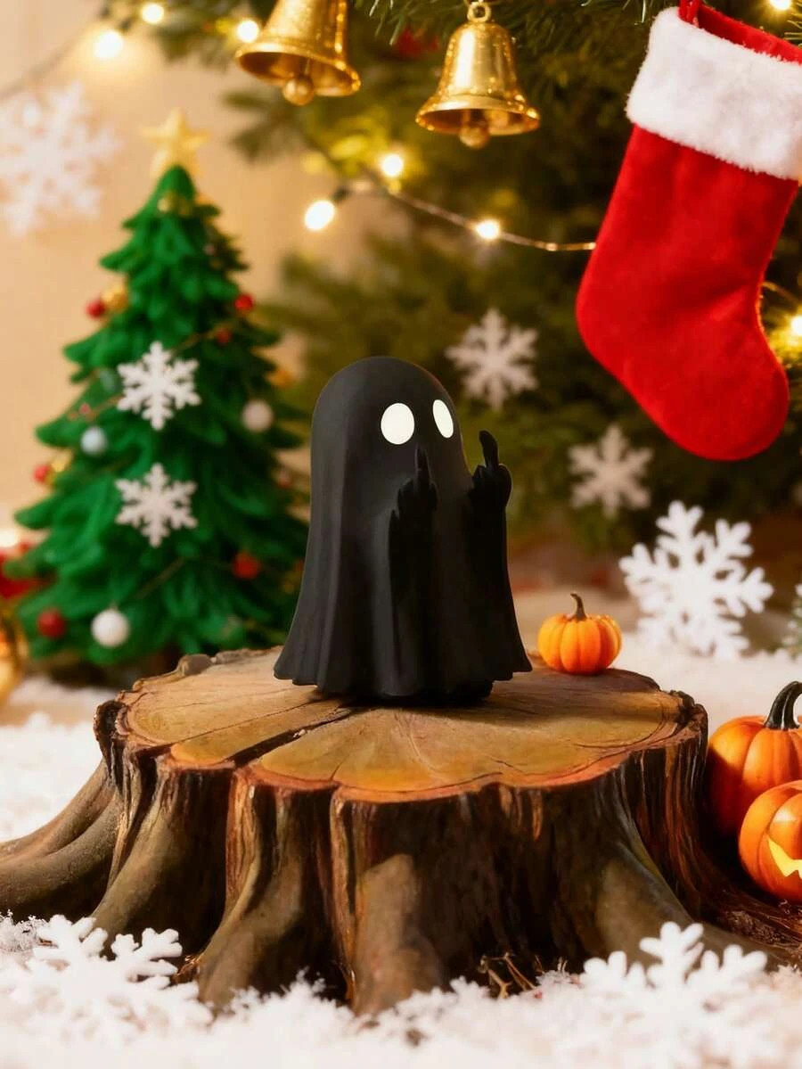 1PC/2PC Cute Black White Ghost Decoration Holiday Party Home Room Decor
