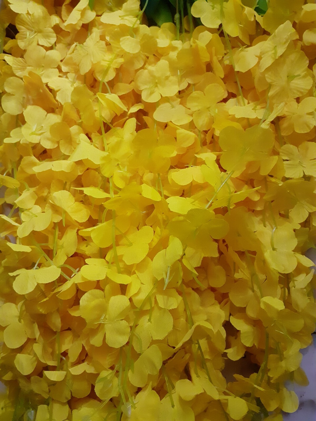60 pieces pack artificial wisteria flowers hanging flowers wall decoR
