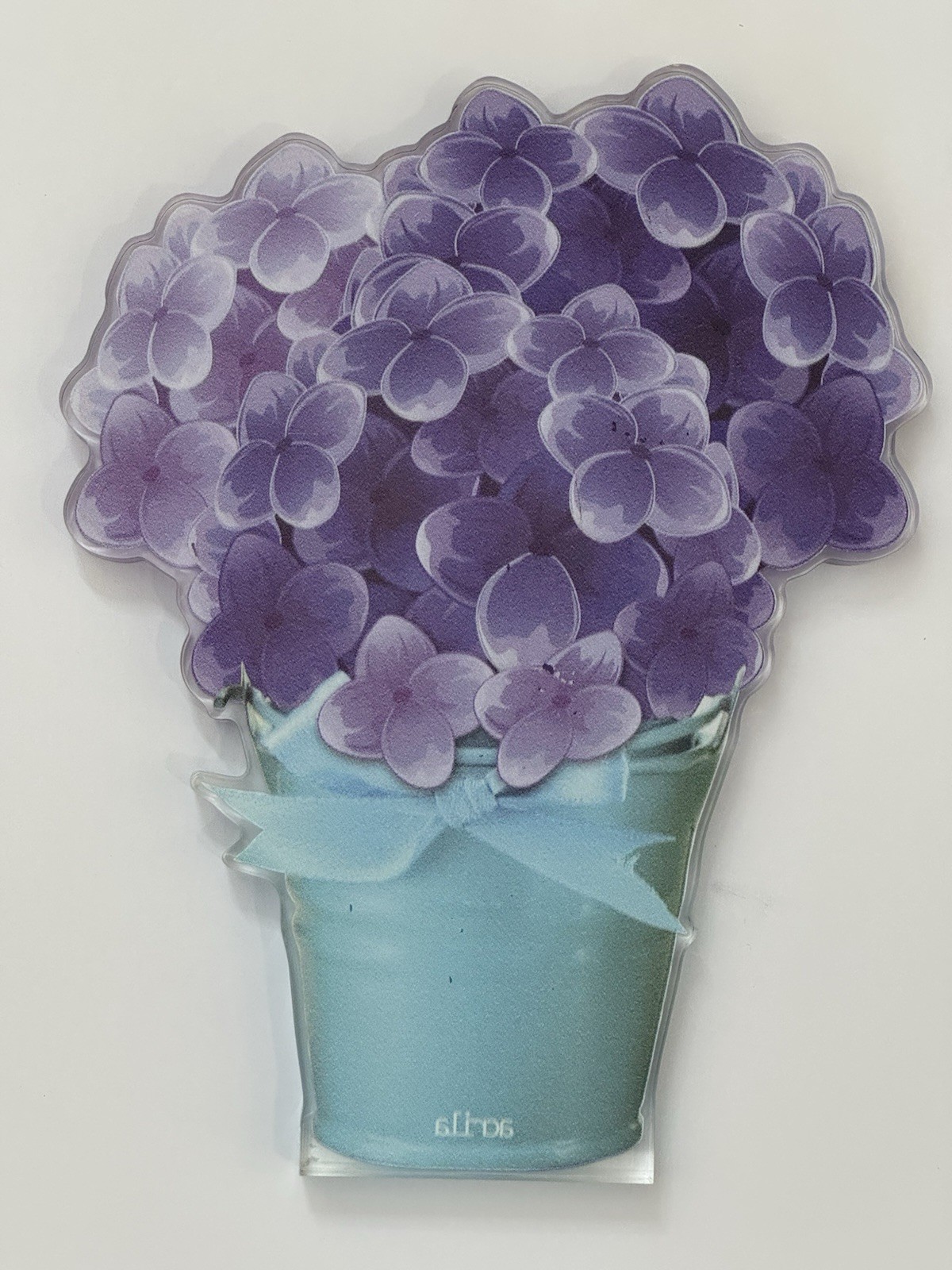 Purple Hydrangea Acrylic Flower Bouquet by Acrila 10×8 Solid Floral Art Cut Out