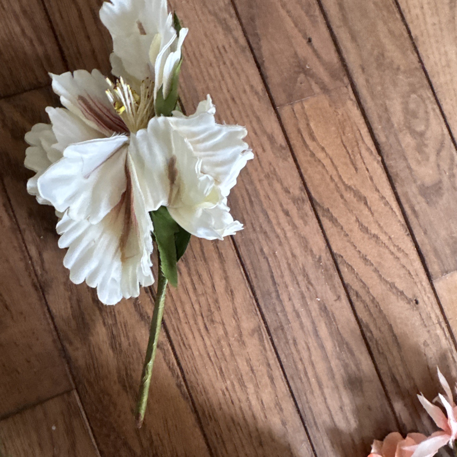 10 Vintage 1970s Artificial Flowers Dogwood Iris Peony Anemones Dahlia Magnolia