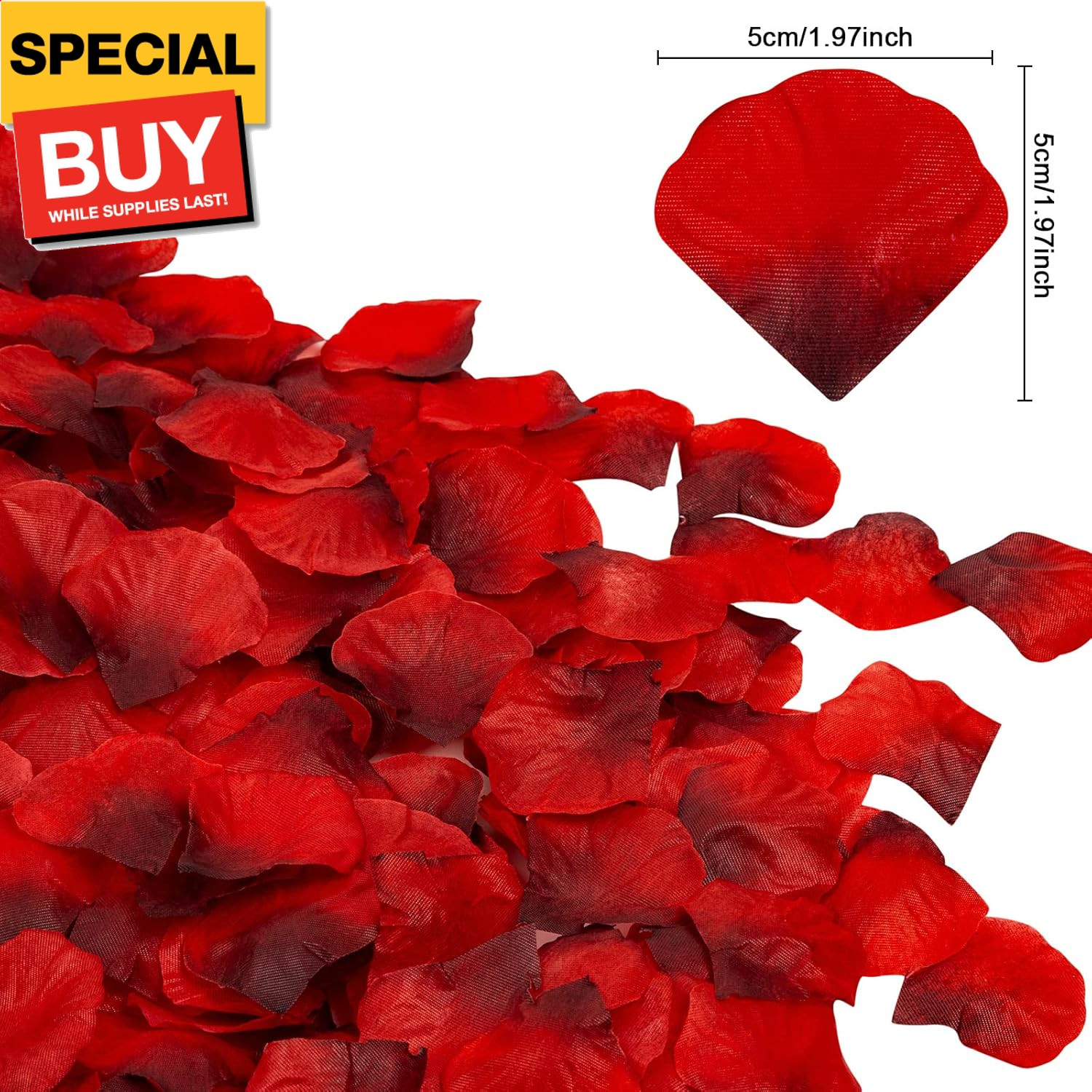 5000 Pcs Rose Petals Artificial Flower for Valentine’s Wedding Decor Romantic Ni
