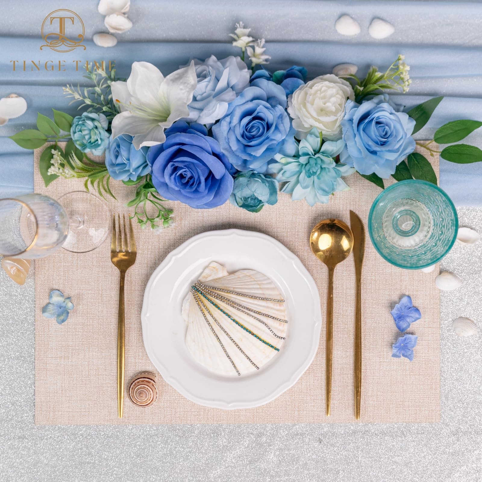 Artificial Flower Combo for DIY Wedding Bouquets, Centerpieces & Home Decor