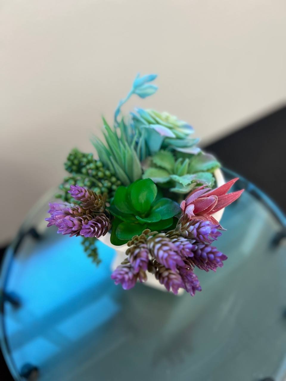 Artificial Succulents Fake Plants 16 Pcs Set Faux Plants Indoor Home Decor
