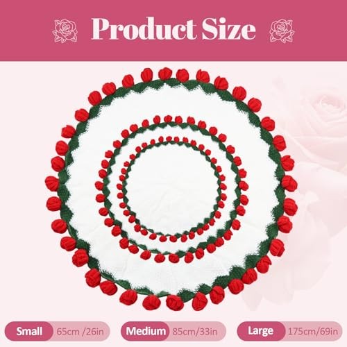 Bouquet Blanket 3D Rose Flower Blanket, Ultra-Soft & Breathable Throw Large
