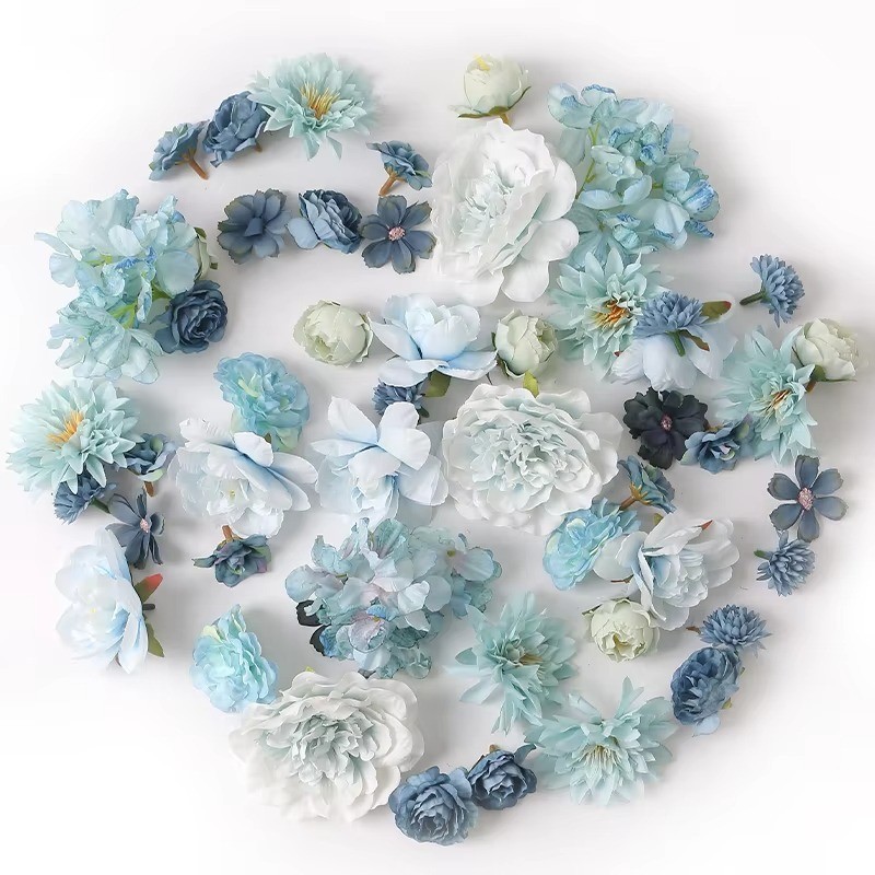4CM Silk Rose Flower Heads 17PCS Artificial DIY Wedding Party Decor 🌹🏡